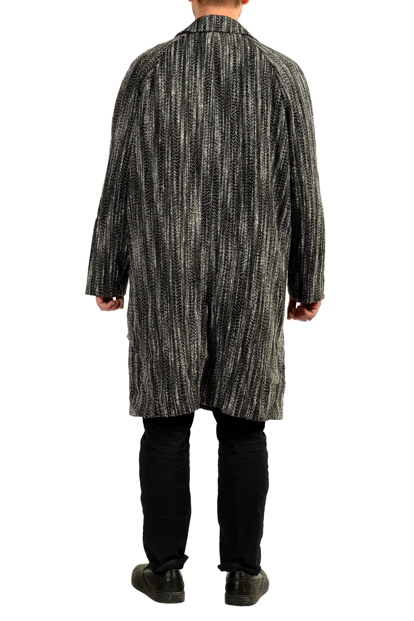 Hugo Boss "C-Cale-lnpad-244" Wool Coat With Detachable Vest US 38R IT 48R