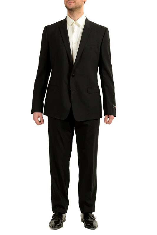 Dolce & Gabbana Men's "Gold" Black Wool Two Button Suit US 46R IT 56R