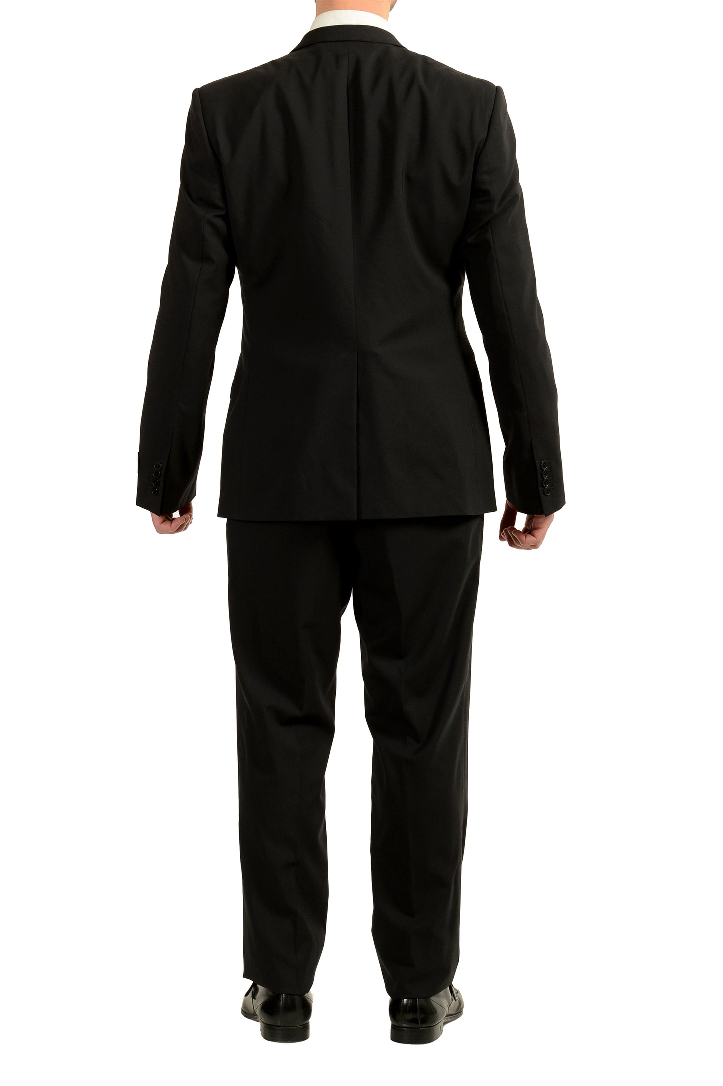 Dolce & Gabbana Men's "Gold" Black Wool Two Button Suit US 46R IT 56R