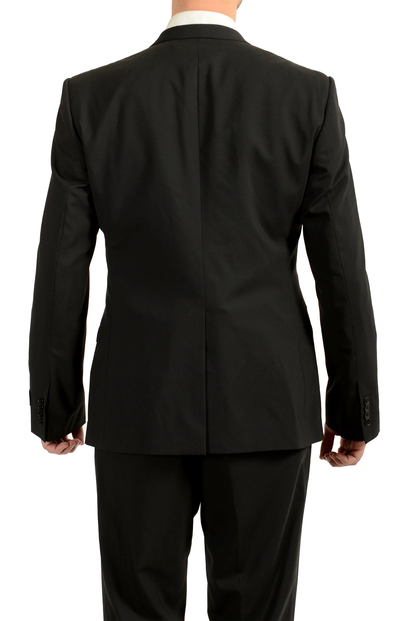 Dolce & Gabbana Men's "Gold" Black Wool Two Button Suit US 46R IT 56R