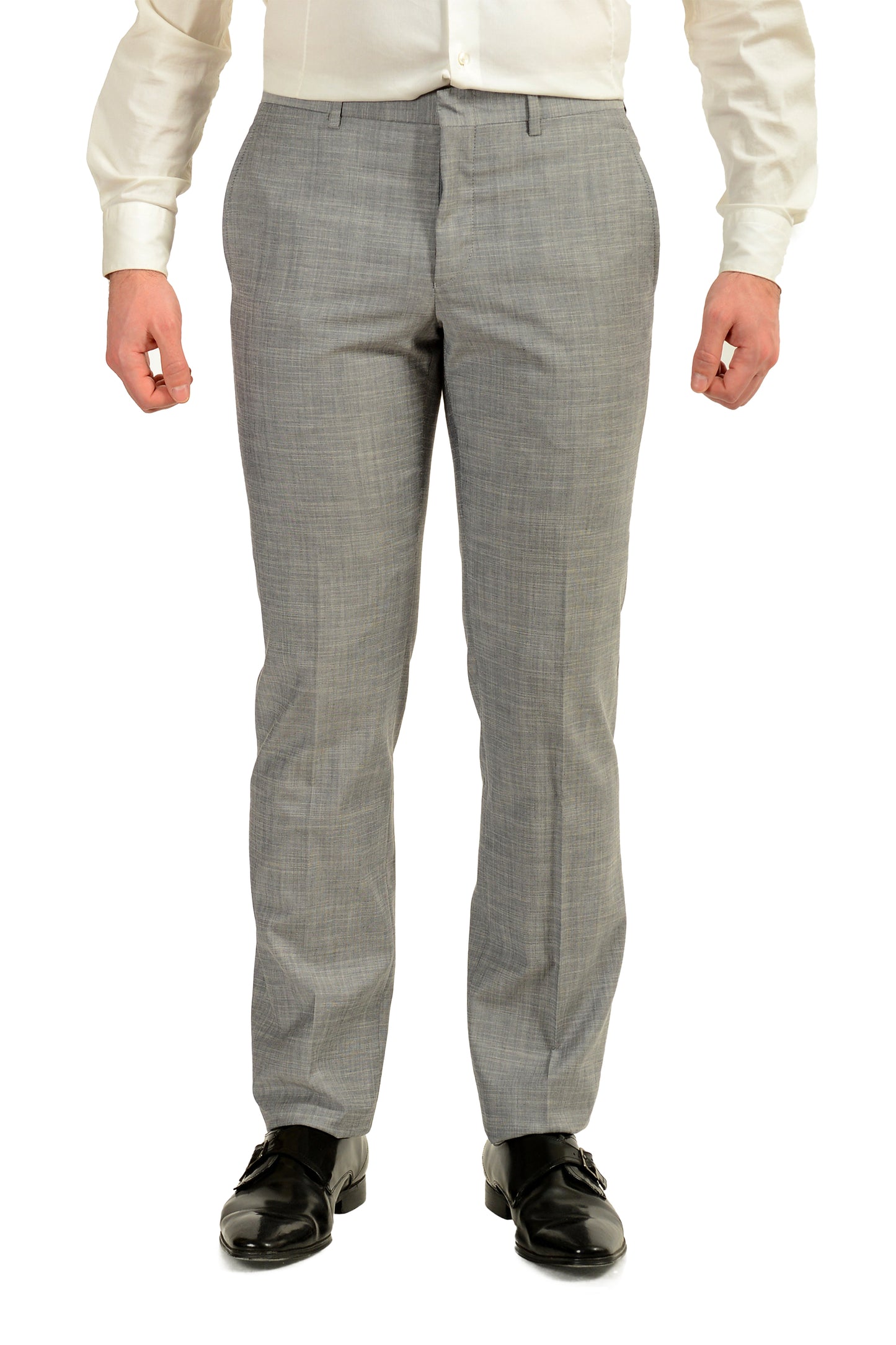 Versace Collection Men's Gray Wool Two Button Suit US 38 IT 48