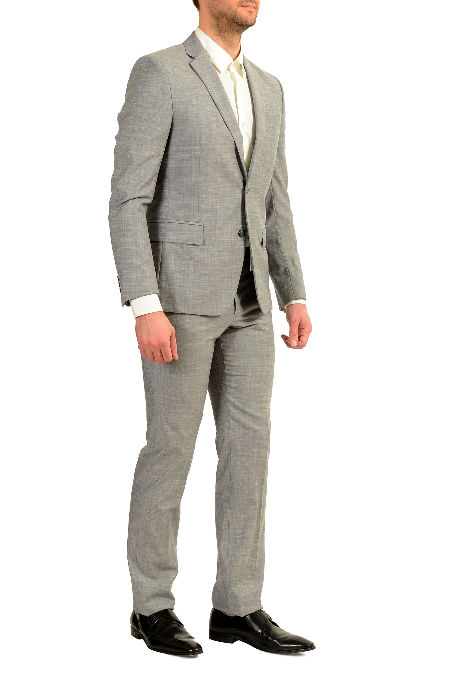 Versace Collection Men's Gray Wool Two Button Suit US 38 IT 48