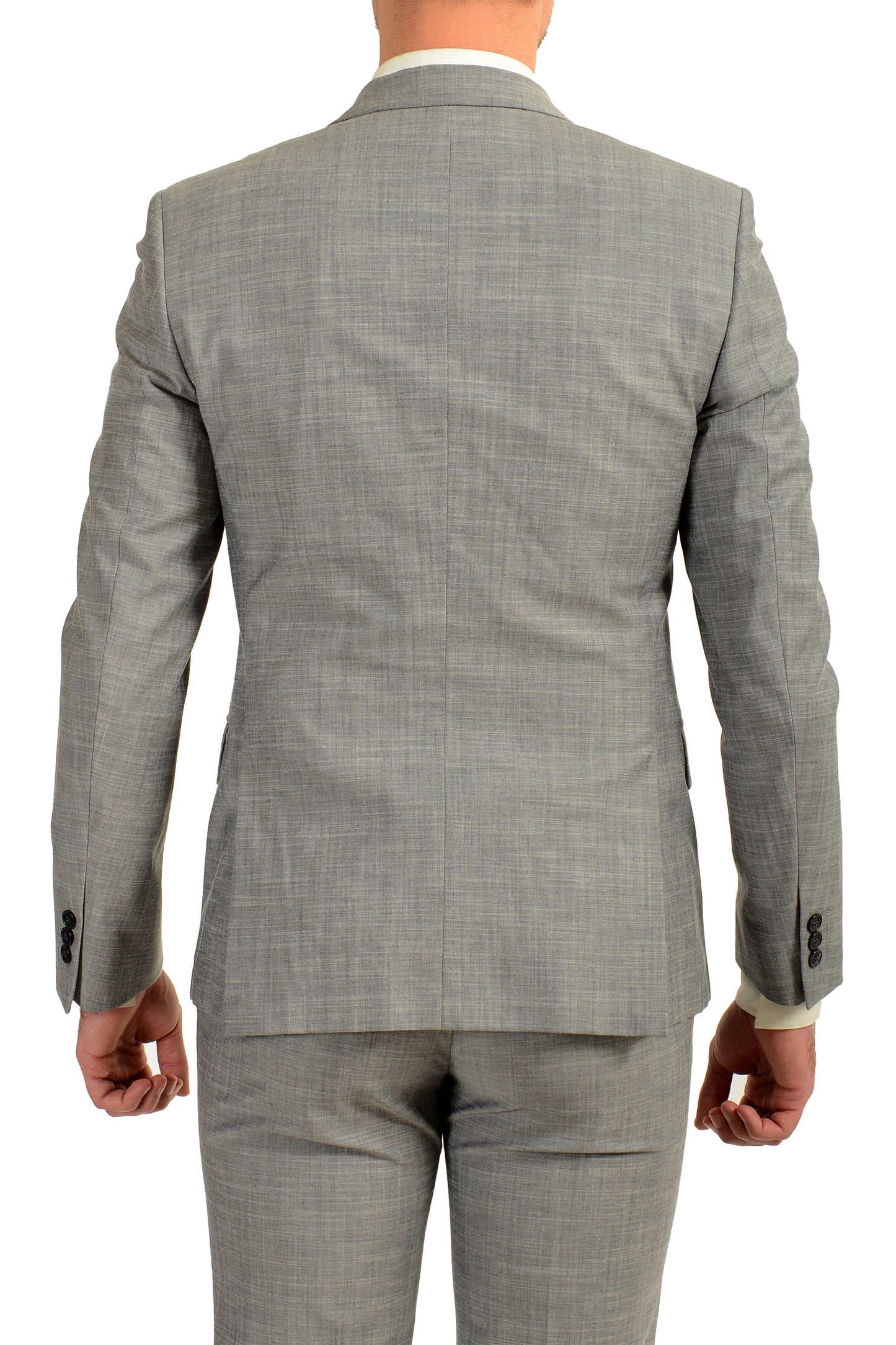 Versace Collection Men's Gray Wool Two Button Suit US 38 IT 48