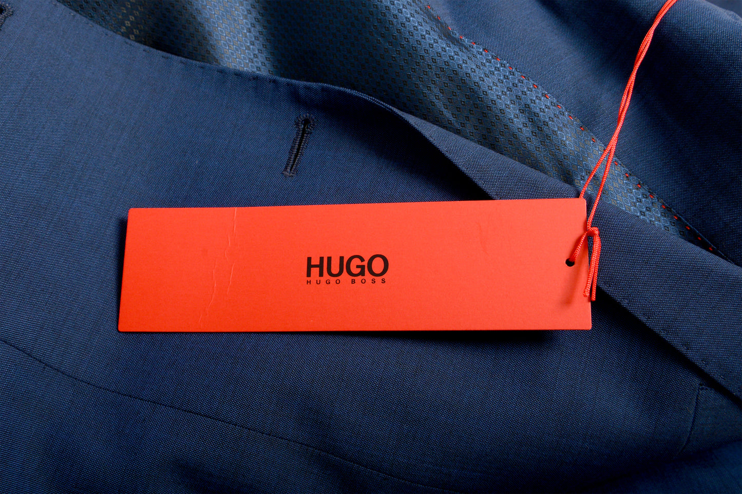 Hugo Boss Men's "C-Pasini/C-Movie" Blue Wool Two Button Suit US 38R IT 48R