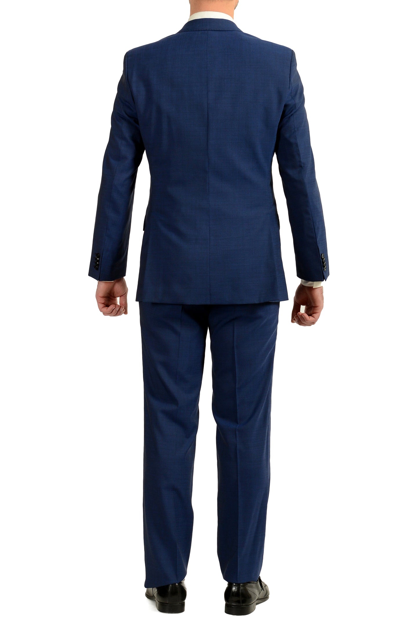 Hugo Boss Men's "C-Pasini/C-Movie" Blue Wool Two Button Suit US 38R IT 48R