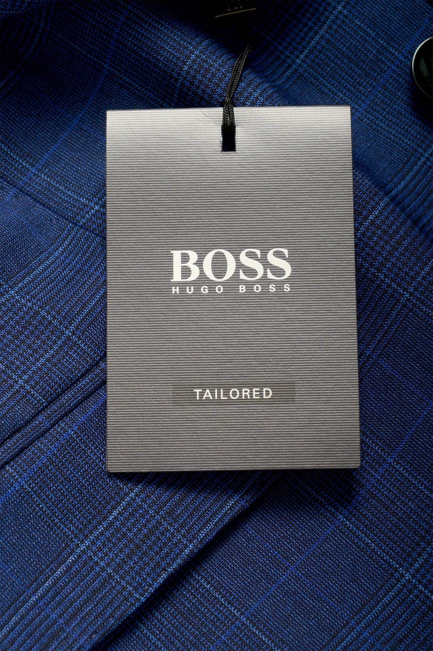 Hugo Boss Men's "T-Harvers4/Glover3" Slim Fit Plaid Wool Suit US 38R IT 48R
