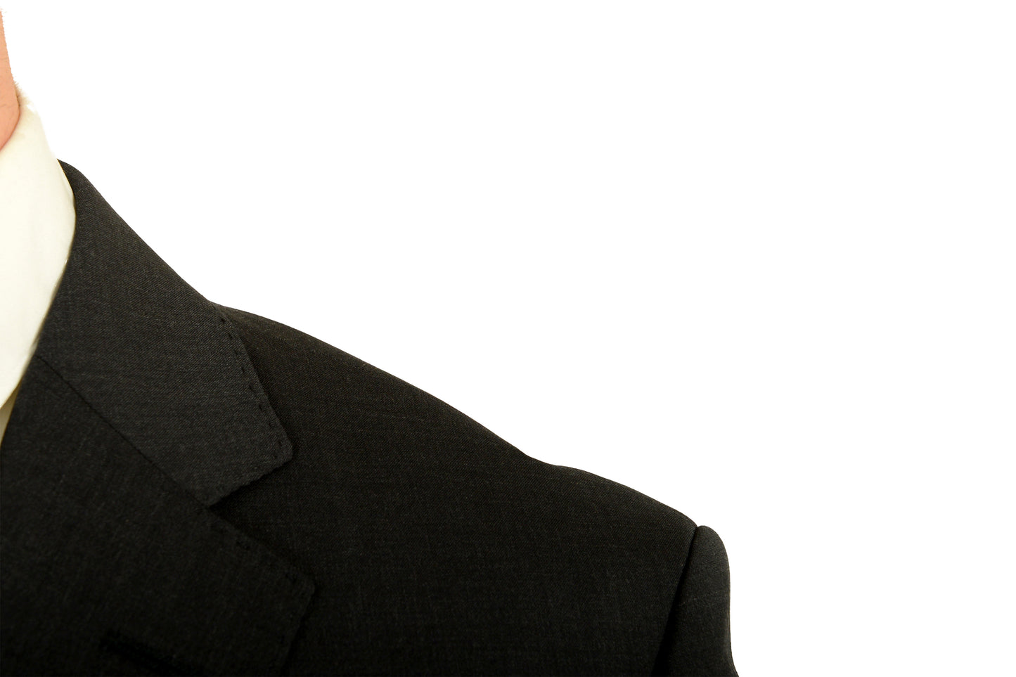 Hugo Boss Men's "Johnstons/Lenon1" Gray 100% Wool Two Button Suit US 42R IT 52R