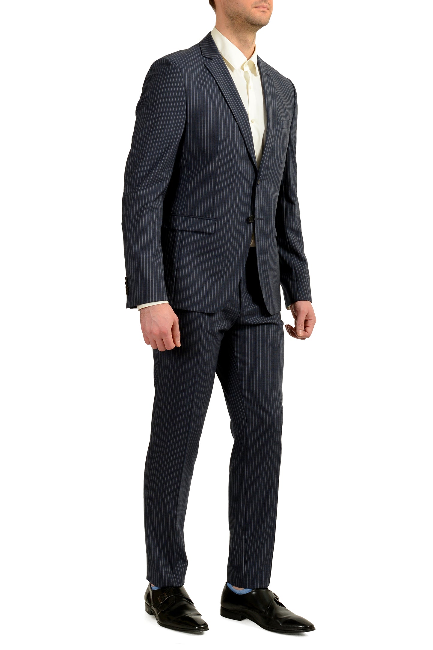 Hugo Boss Men's "Reymond/Wenten" Extra Slim Fit Two Button Suit US 40R IT 50R