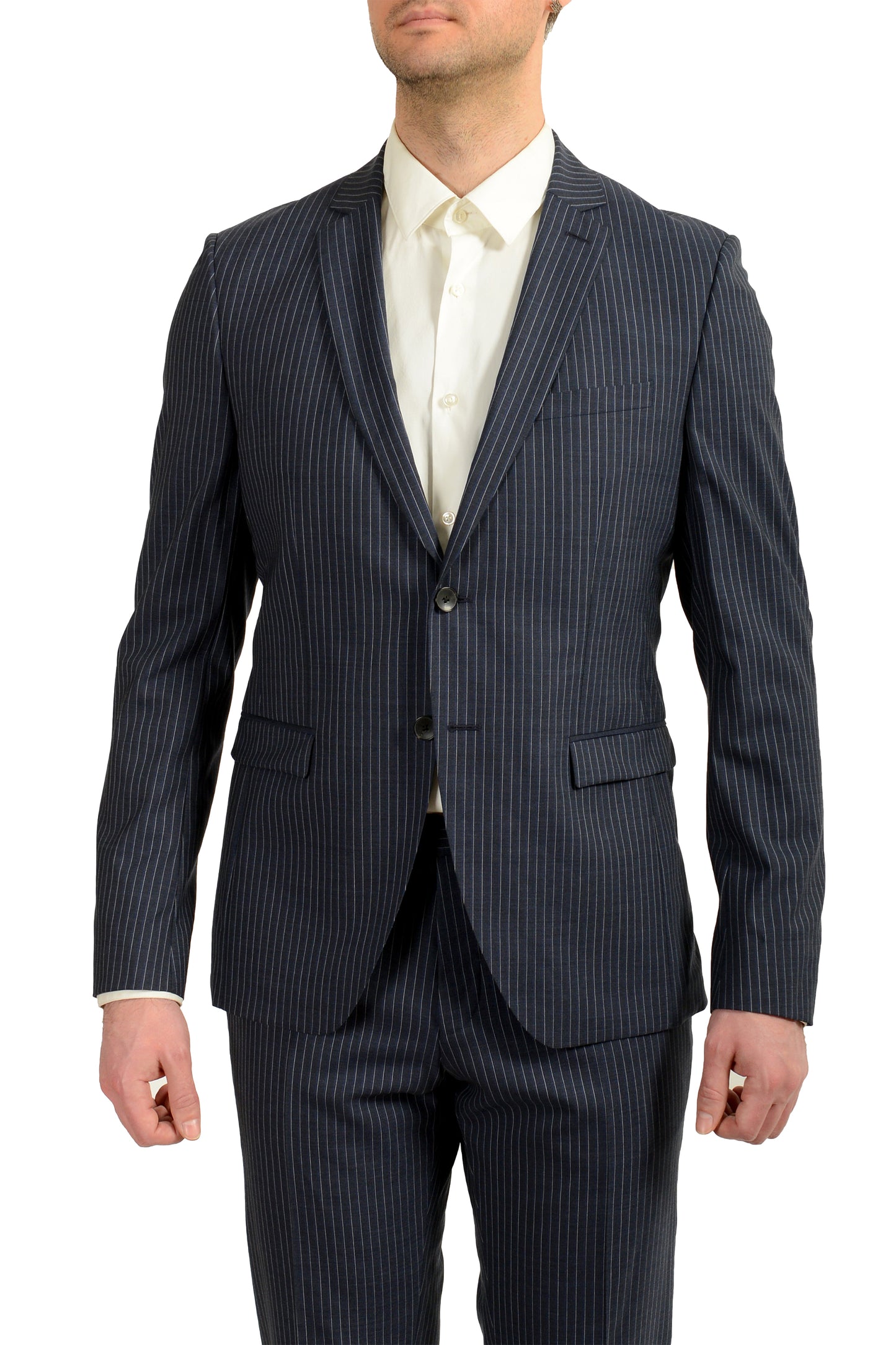 Hugo Boss Men's "Reymond/Wenten" Extra Slim Fit Two Button Suit US 40R IT 50R