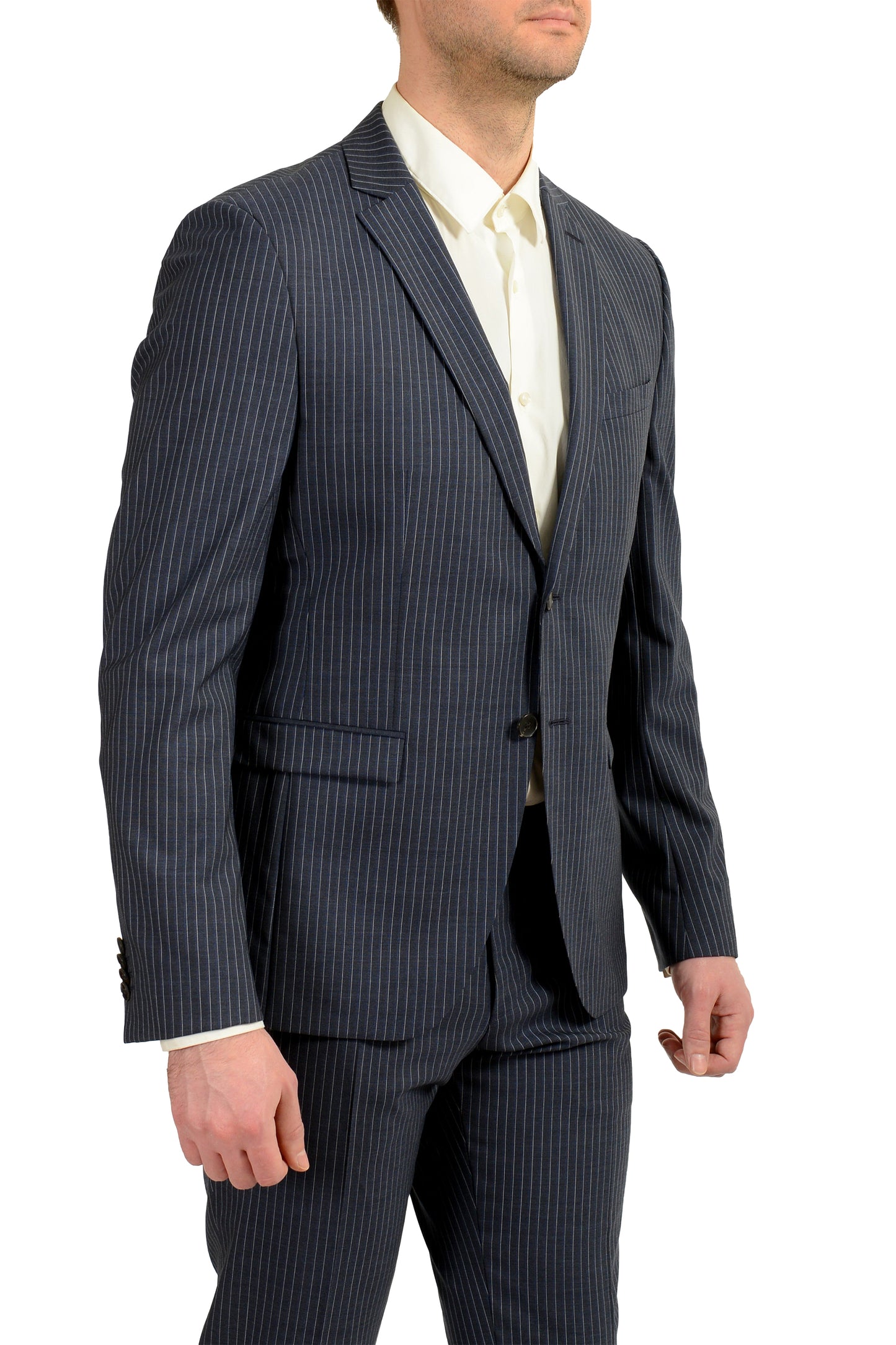 Hugo Boss Men's "Reymond/Wenten" Extra Slim Fit Two Button Suit US 40R IT 50R