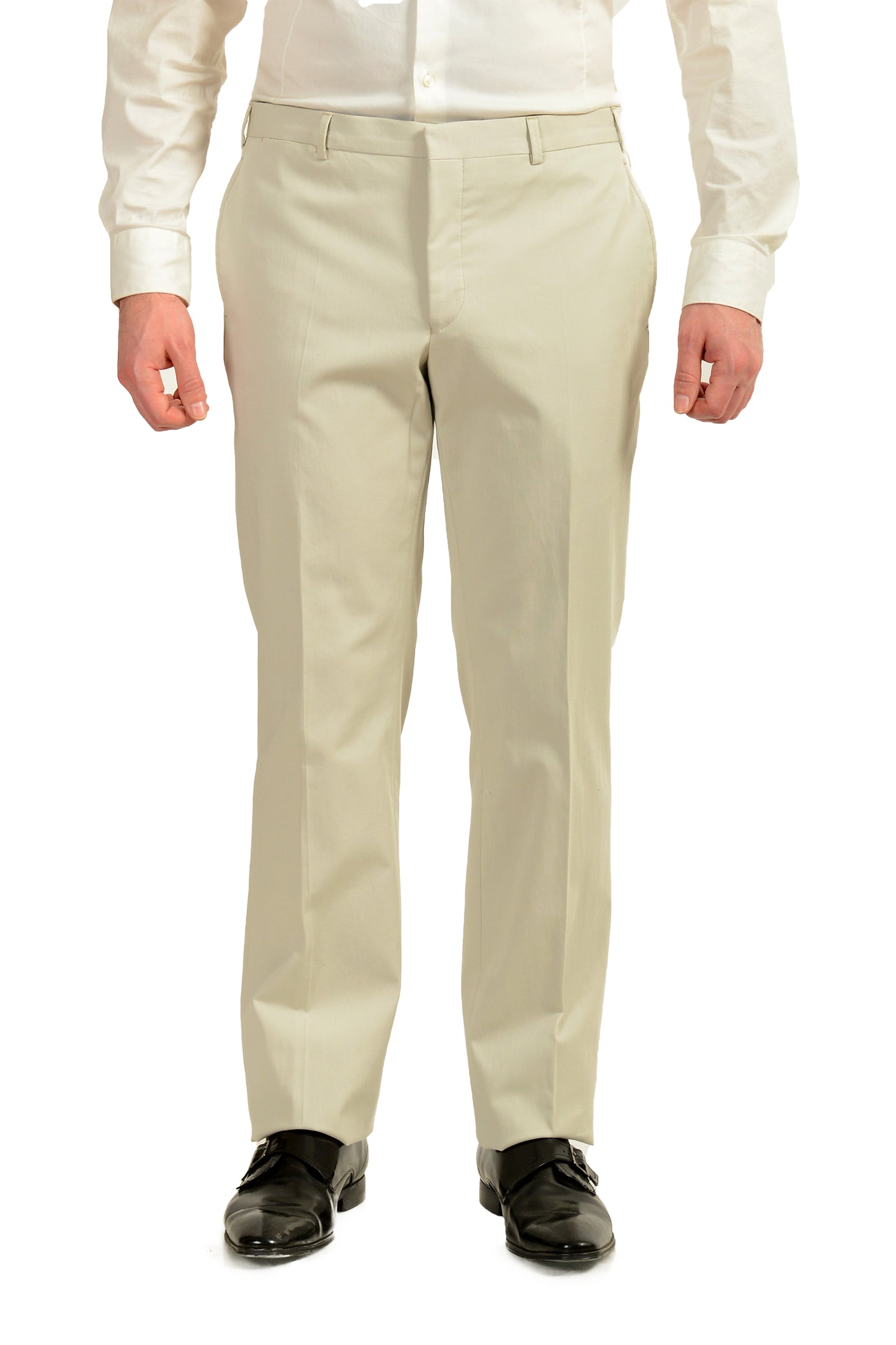 Versace Collection Men's Light Gray Two Button Suit US 42 IT 52