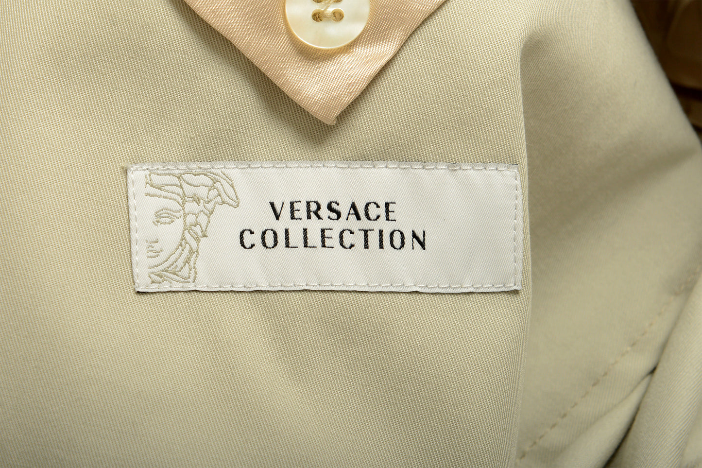 Versace Collection Men's Light Gray Two Button Suit US 42 IT 52