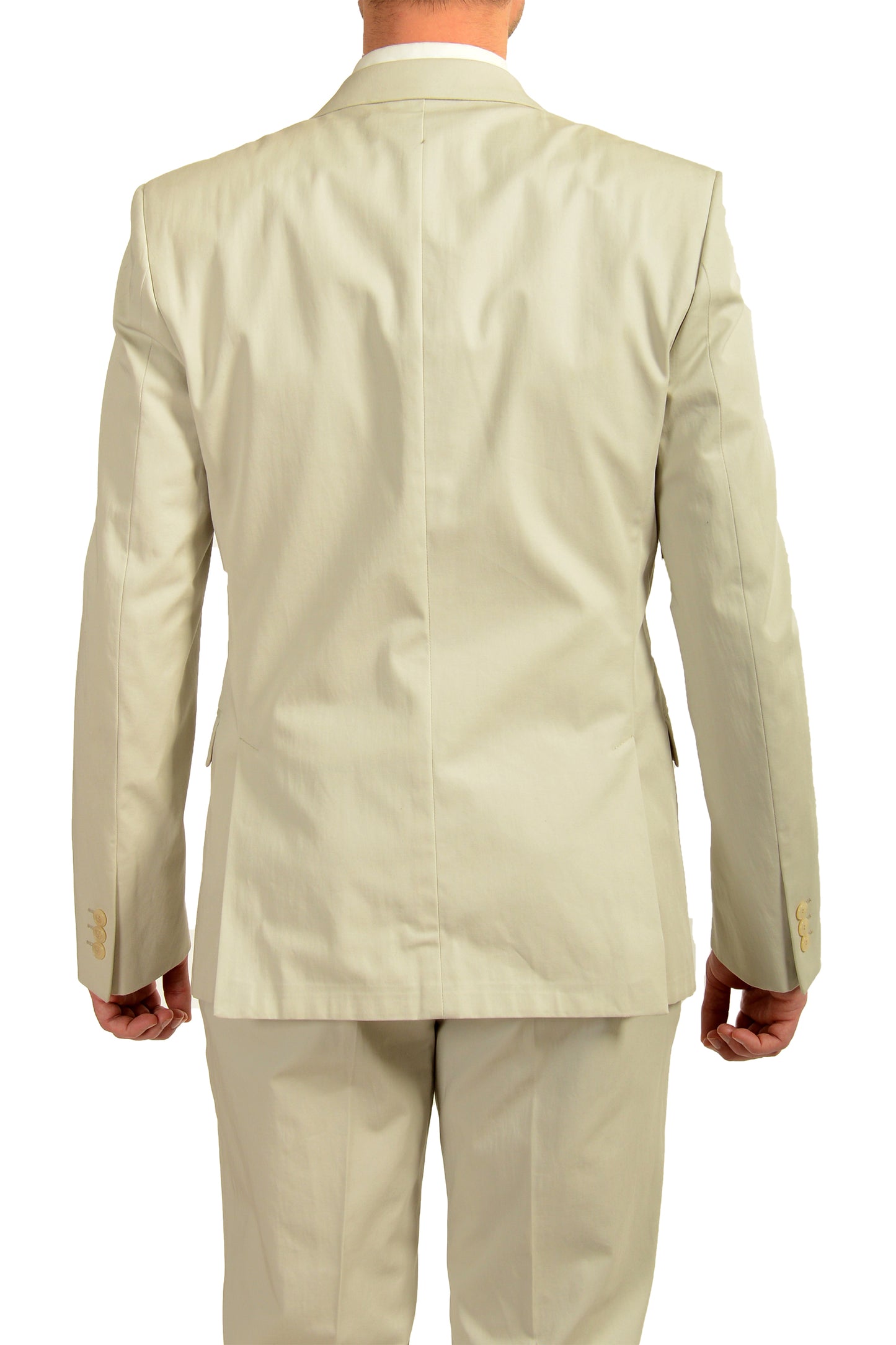 Versace Collection Men's Light Gray Two Button Suit US 42 IT 52