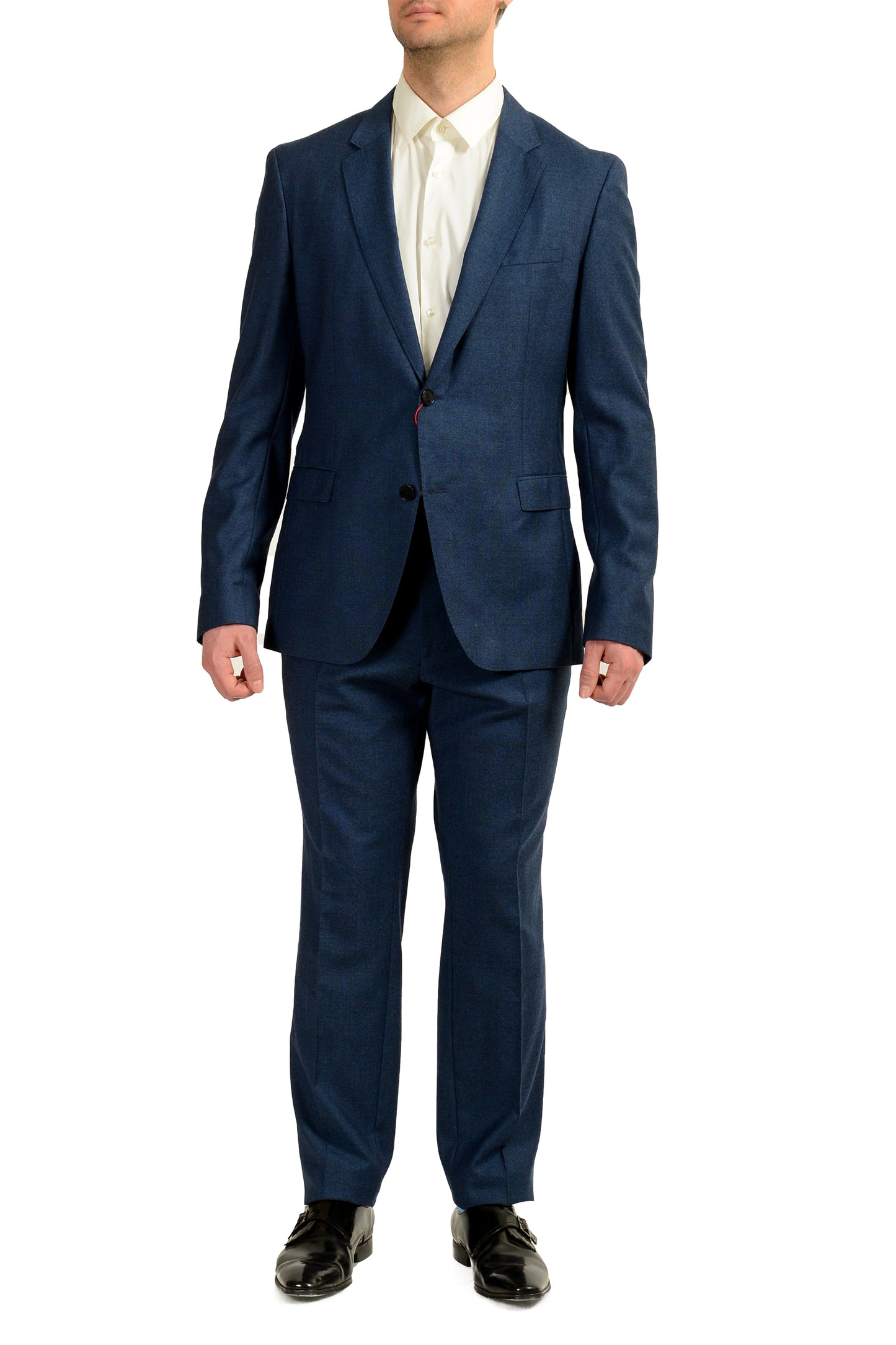 Hugo Boss Men's "August/Higgins182" Extra Slim Fit Two Button Suit US 44R IT 54R
