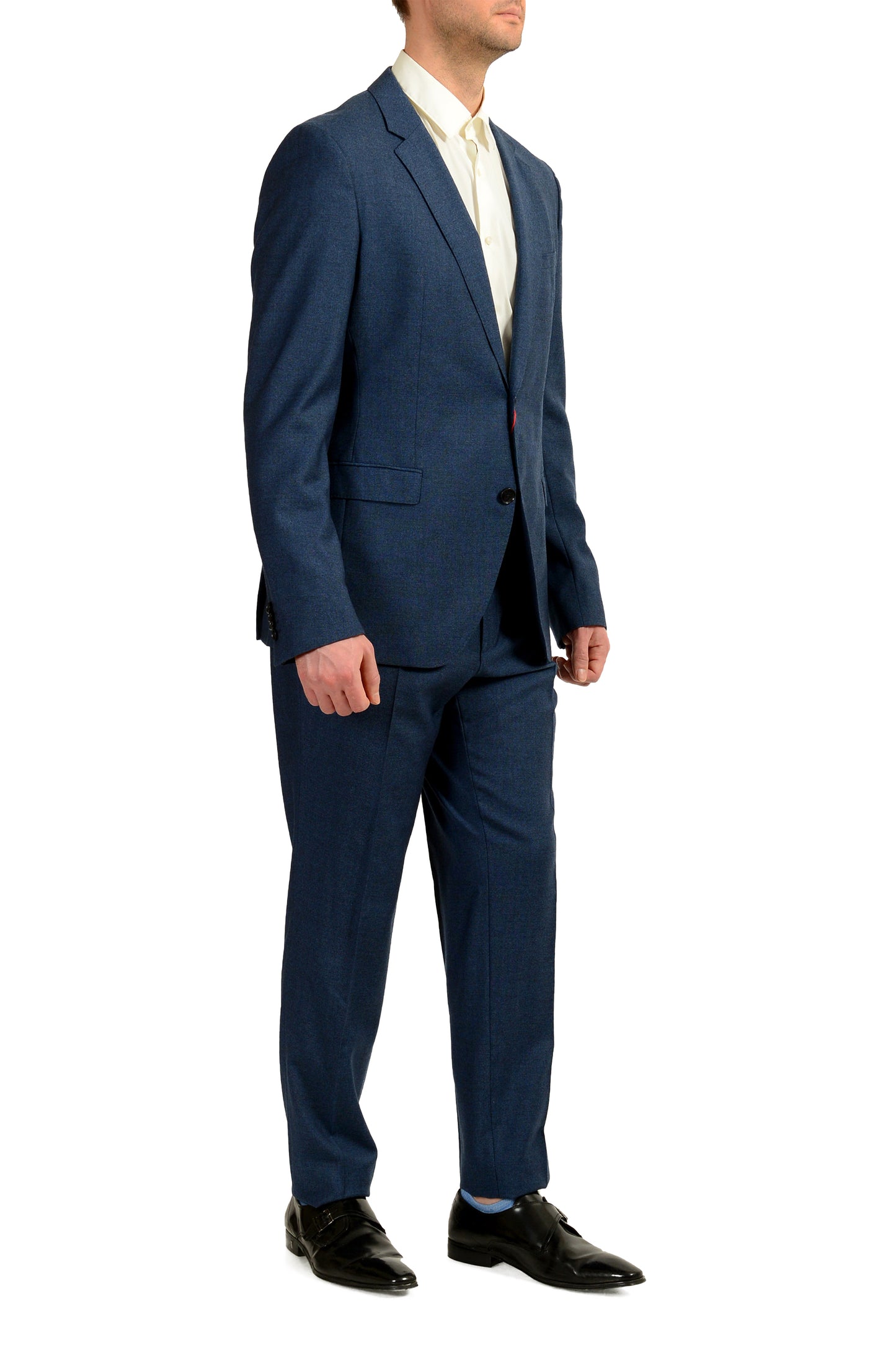 Hugo Boss Men's "August/Higgins182" Extra Slim Fit Two Button Suit US 44R IT 54R