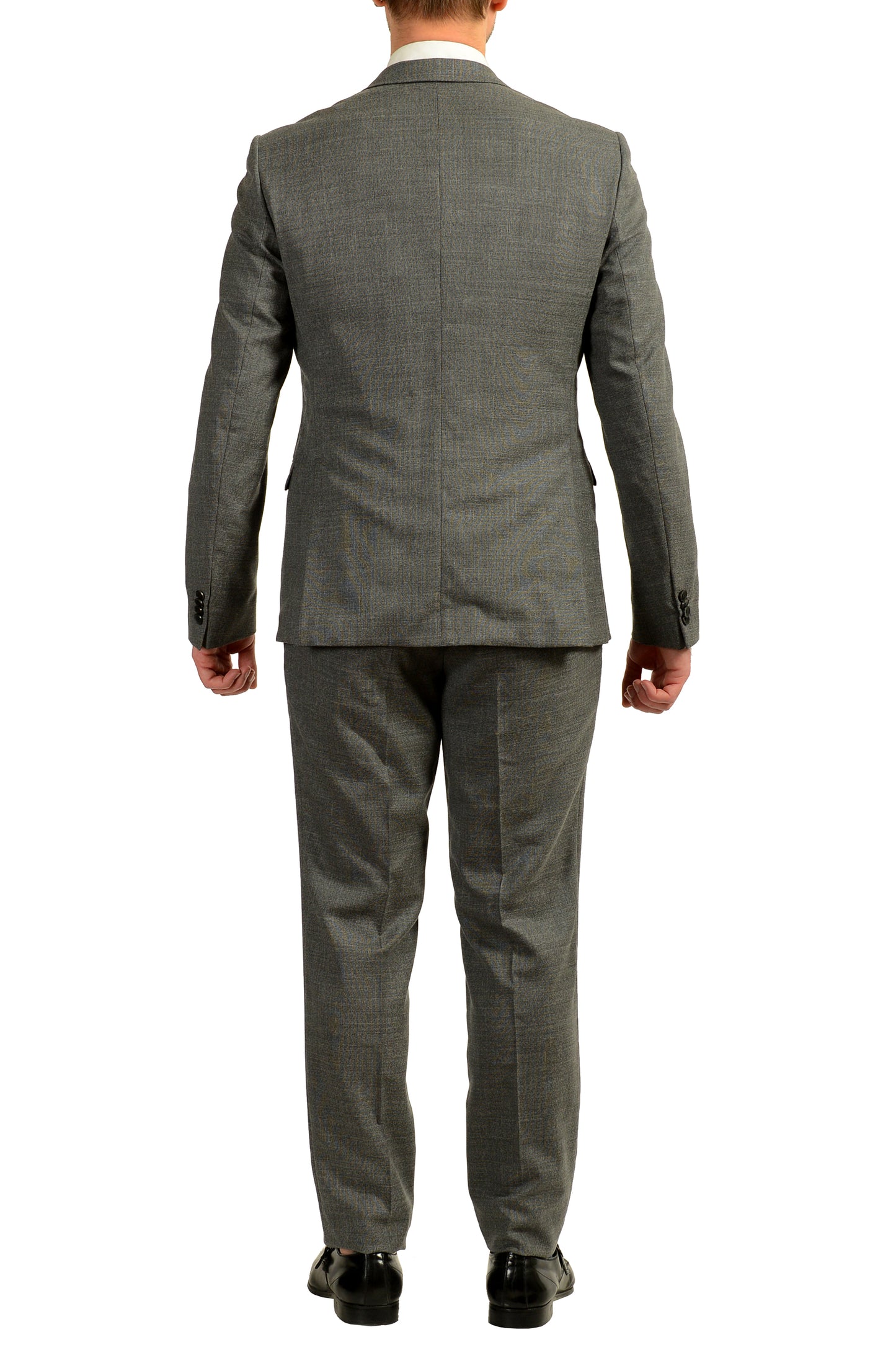 Hugo Boss Men's "Reymond/Wenten" Extra Slim Fit Gray 100%Wool Suit US 42R IT 52R