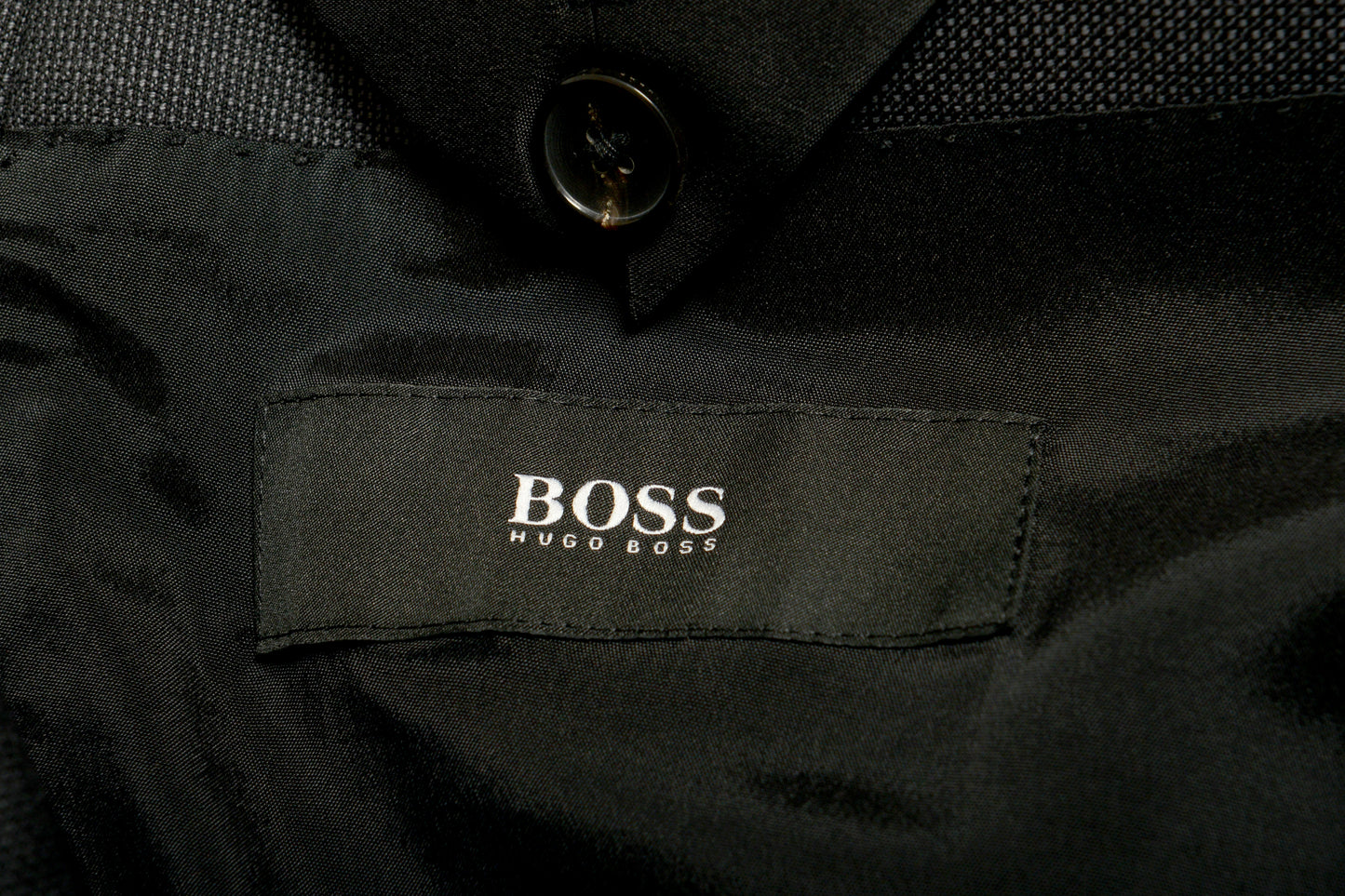 Hugo Boss Men's "Huge6/Genius5" Slim Fit Gray 100% Wool Suit US 38R IT 48R