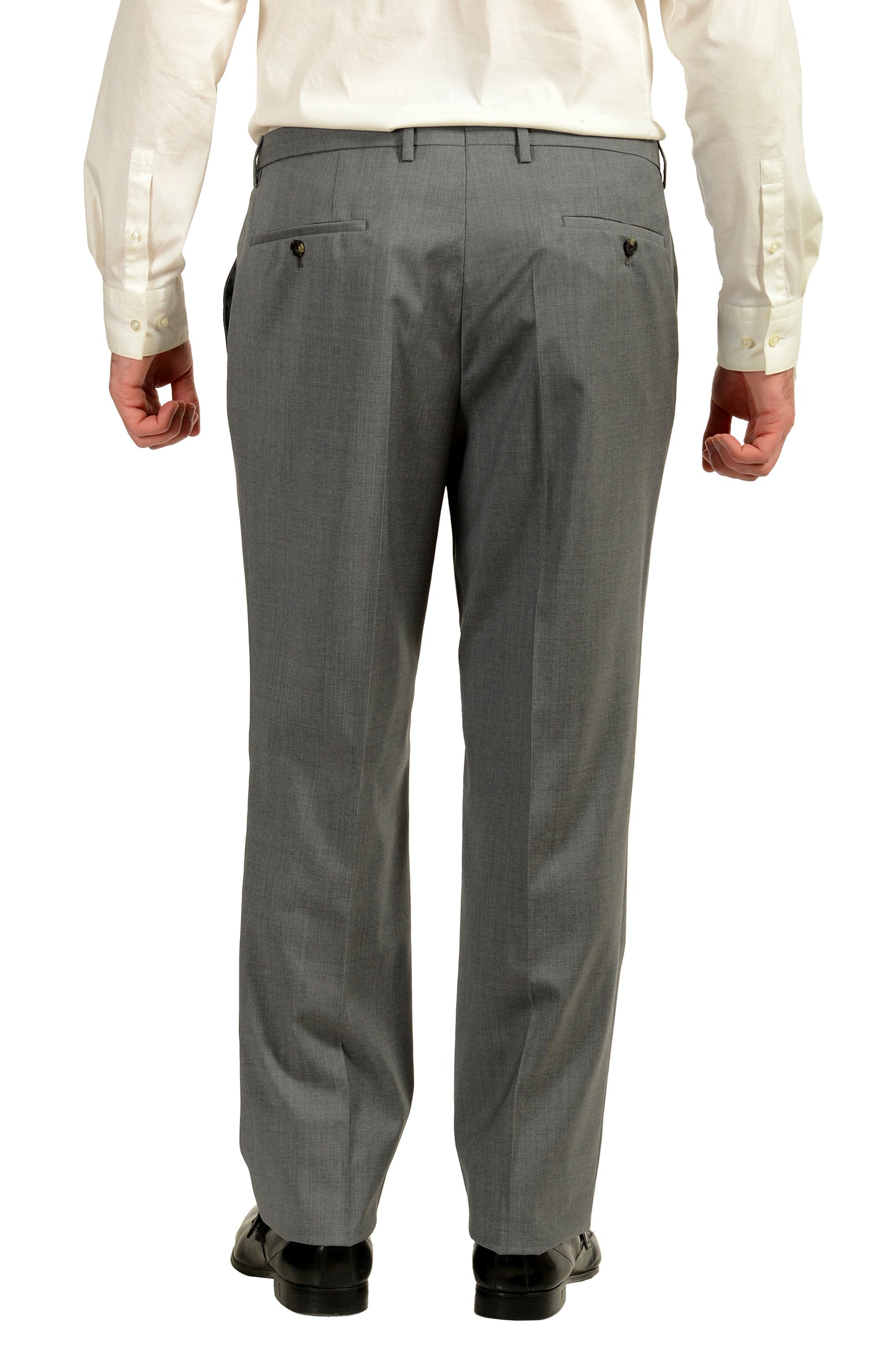 Hugo Boss Men's "Johnstons5/Lenon1" Regular Fit 100% Wool Suit US 44L IT 54L