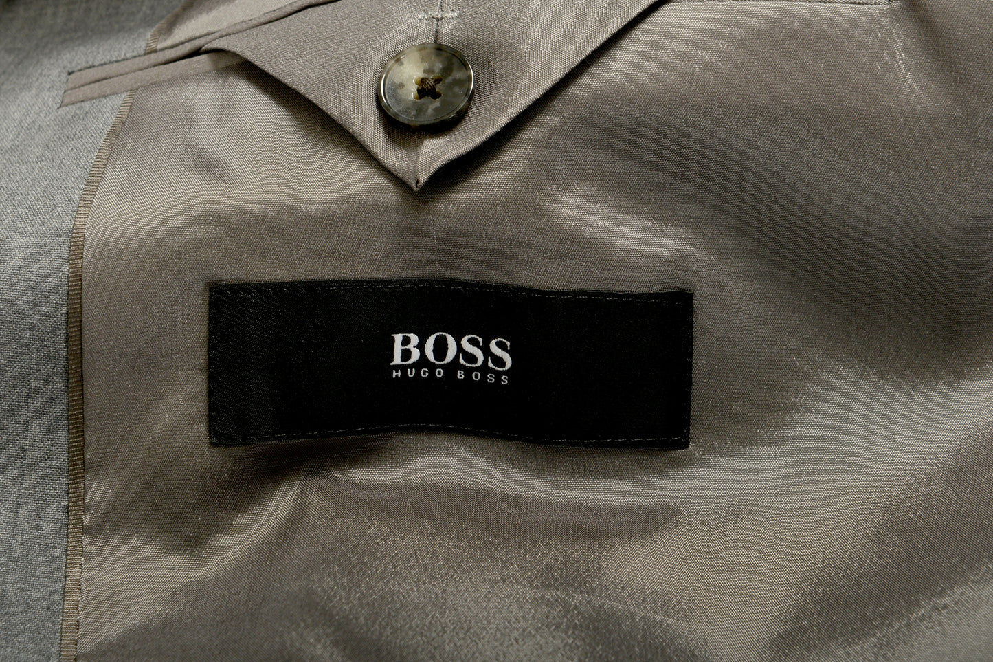 Hugo Boss Men's "Johnstons5/Lenon1" Regular Fit 100% Wool Suit US 44L IT 54L