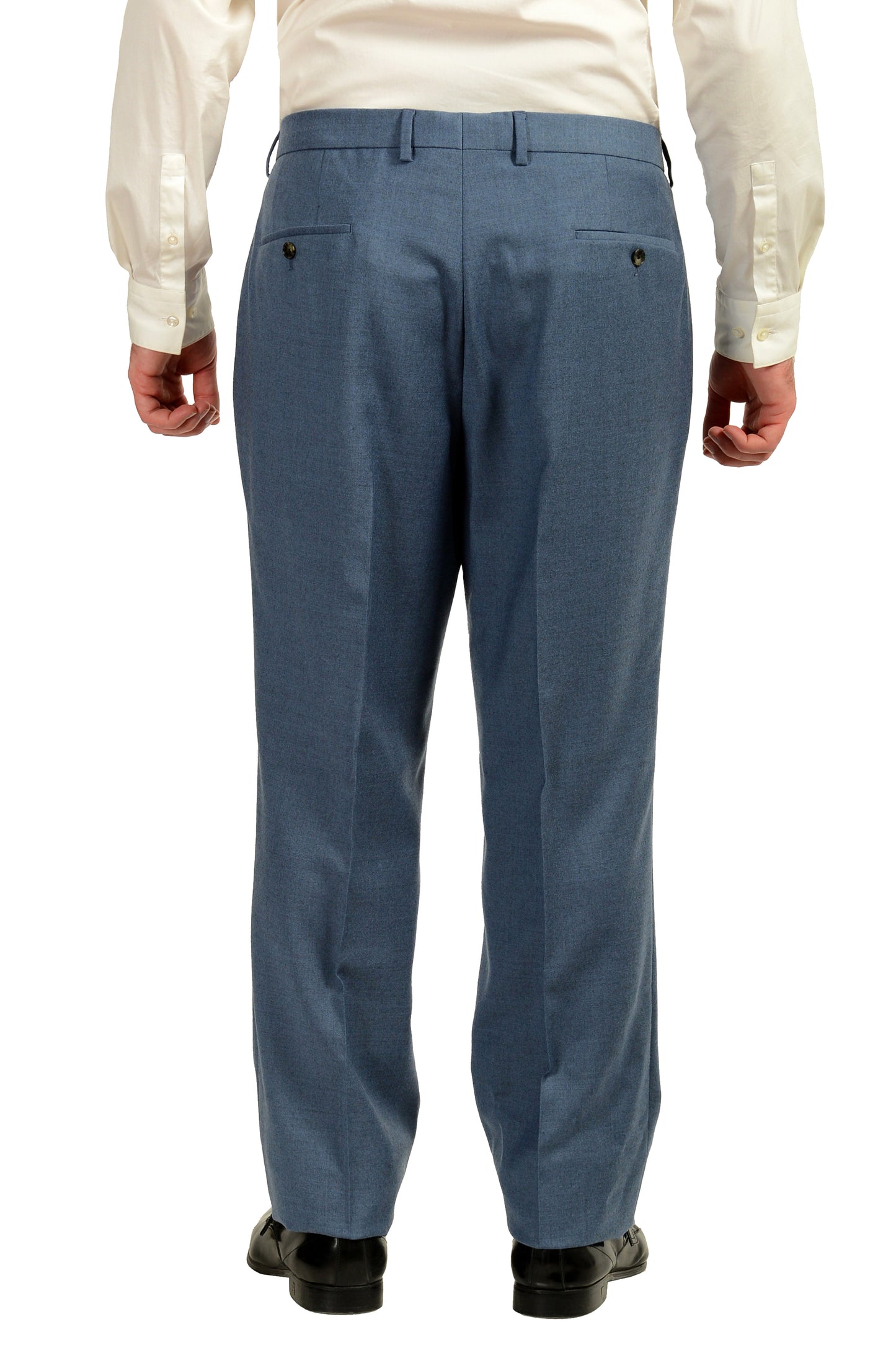 Hugo Boss Men's "Huge6/Genius5" Slim Fit 100% Wool Two Button Suit US 48L IT 58L