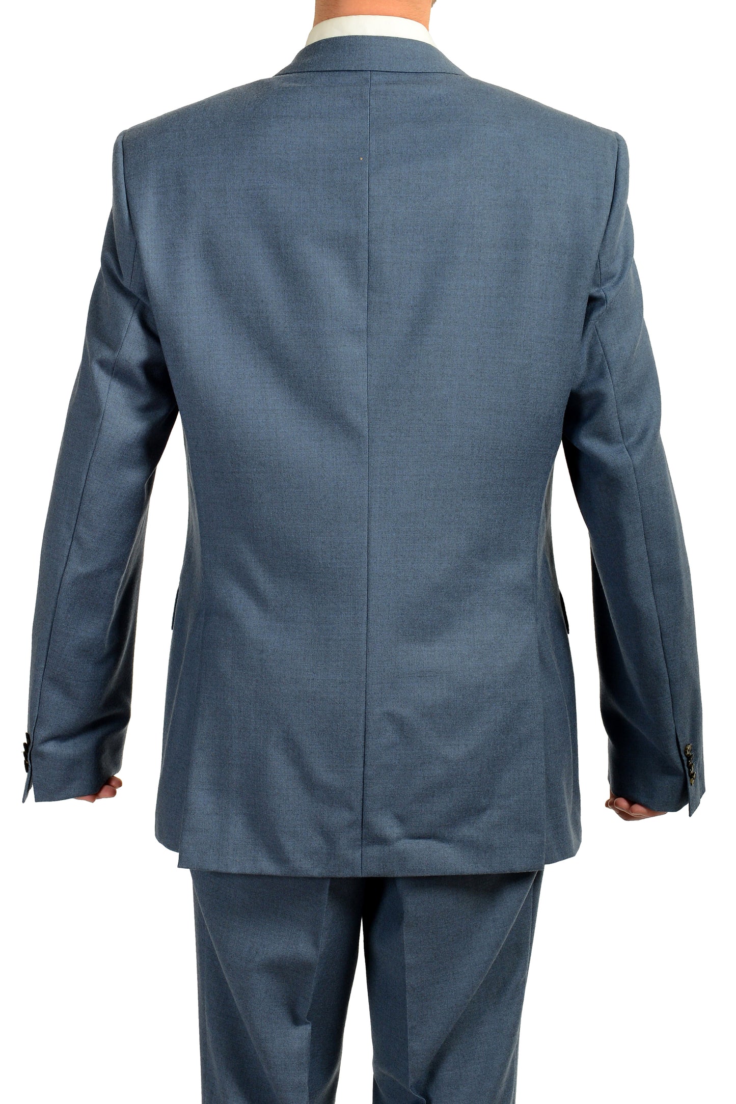 Hugo Boss Men's "Huge6/Genius5" Slim Fit 100% Wool Two Button Suit US 48L IT 58L