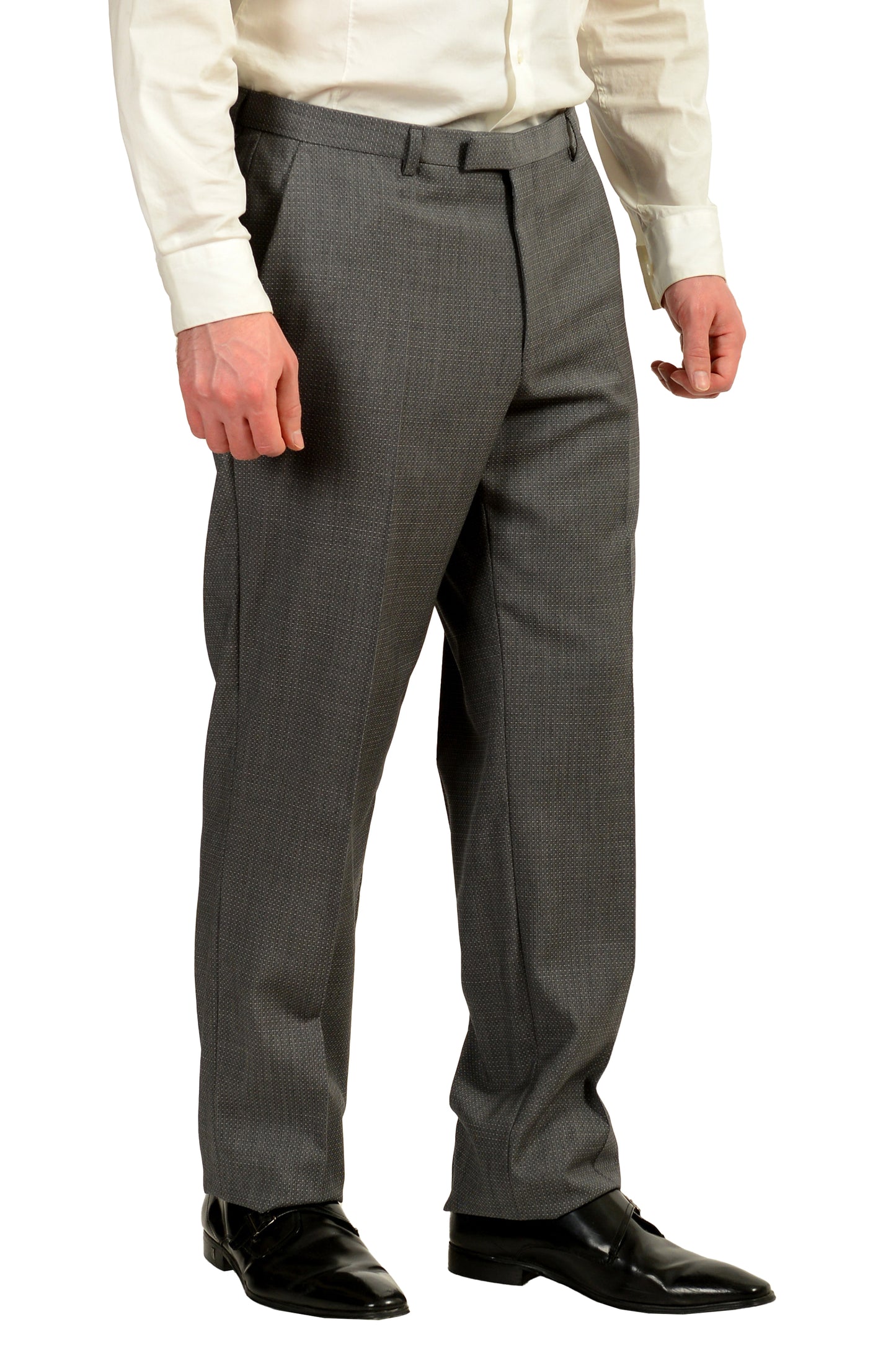 Hugo Boss Men's "Jeffery/Simmons182" Regular Fit 100% Wool Suit US 44L IT 54L