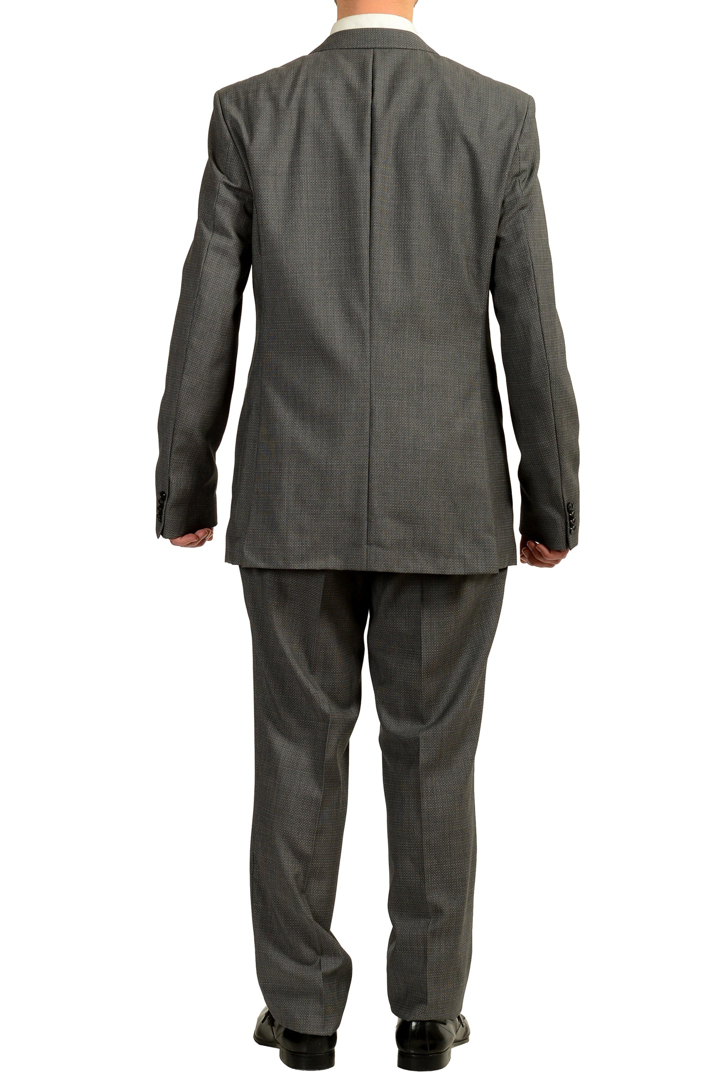 Hugo Boss Men's "Jeffery/Simmons182" Regular Fit 100% Wool Suit US 44L IT 54L