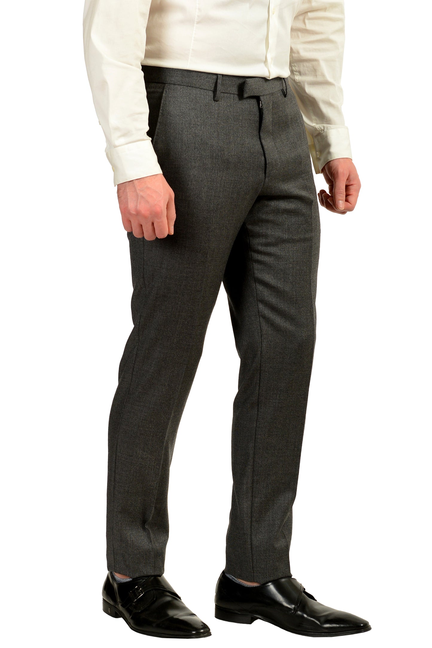 Hugo Boss Men's "T-Hunter/Goswin" 100% Wool Gray Two Button Suit US 38R IT 48R