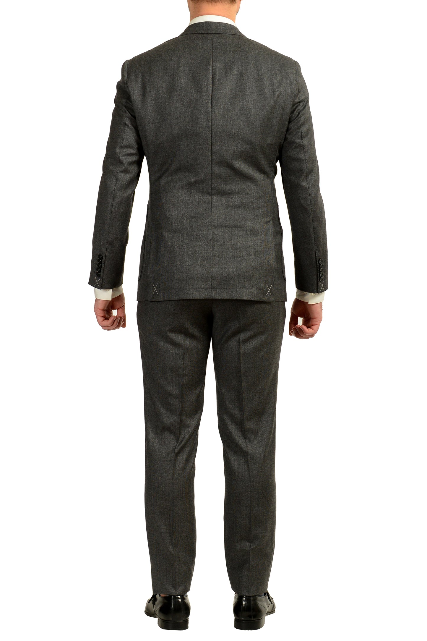 Hugo Boss Men's "T-Hunter/Goswin" 100% Wool Gray Two Button Suit US 38R IT 48R