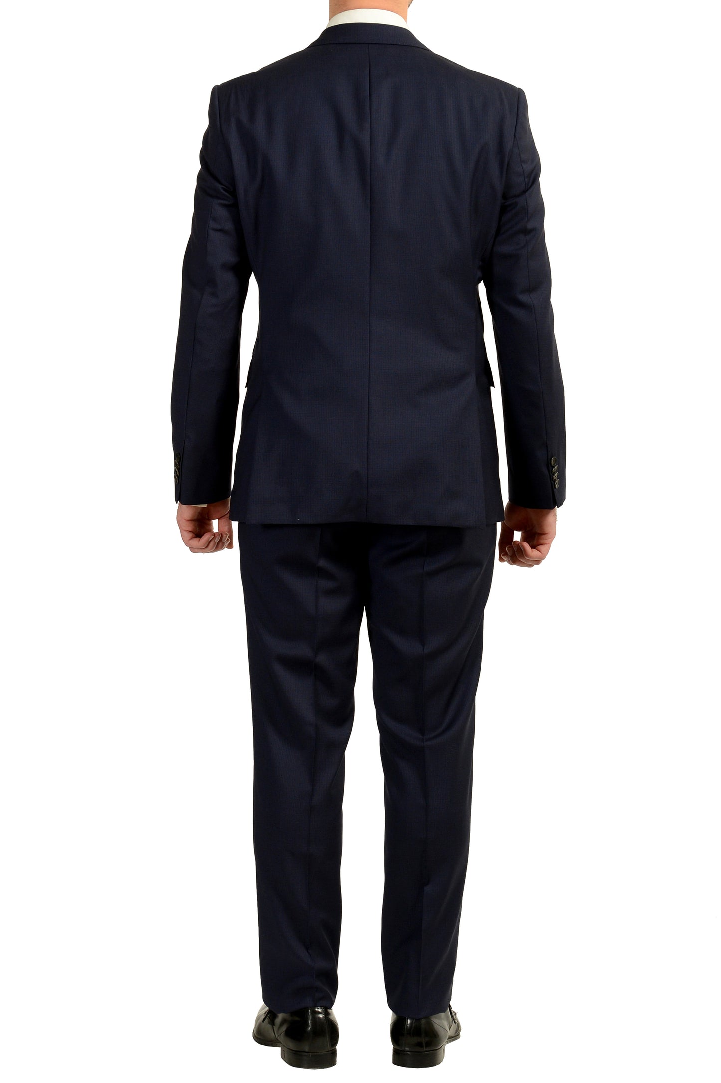 Hugo Boss Men's "Jeckson/Lenon2" Regular Fit Plaid 100% Wool Suit US 40R IT 50R