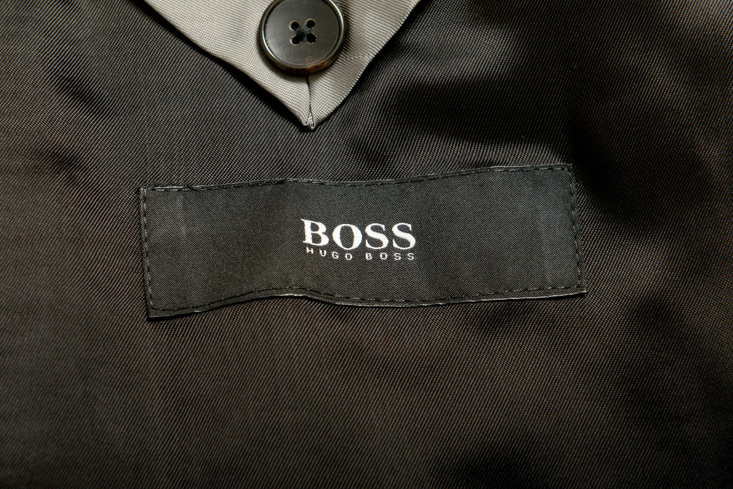 Hugo Boss Men's "Johnstons2/Lenon" Geometric Print 100% Wool Suit US 40R IT 50R