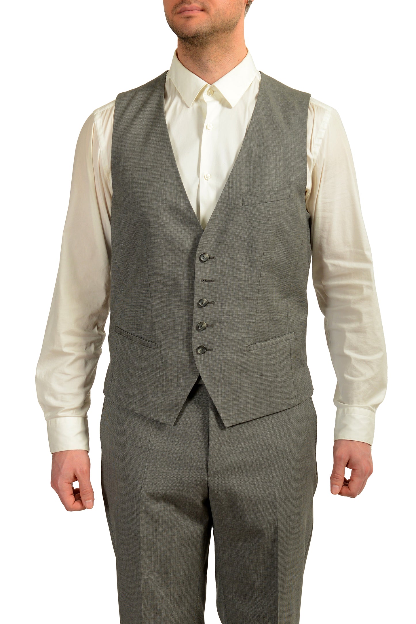 Hugo Boss Men's "T-Harvers4Glover3WE4" Slim 100% Wool 3 Piece Suit US 42L IT 52L