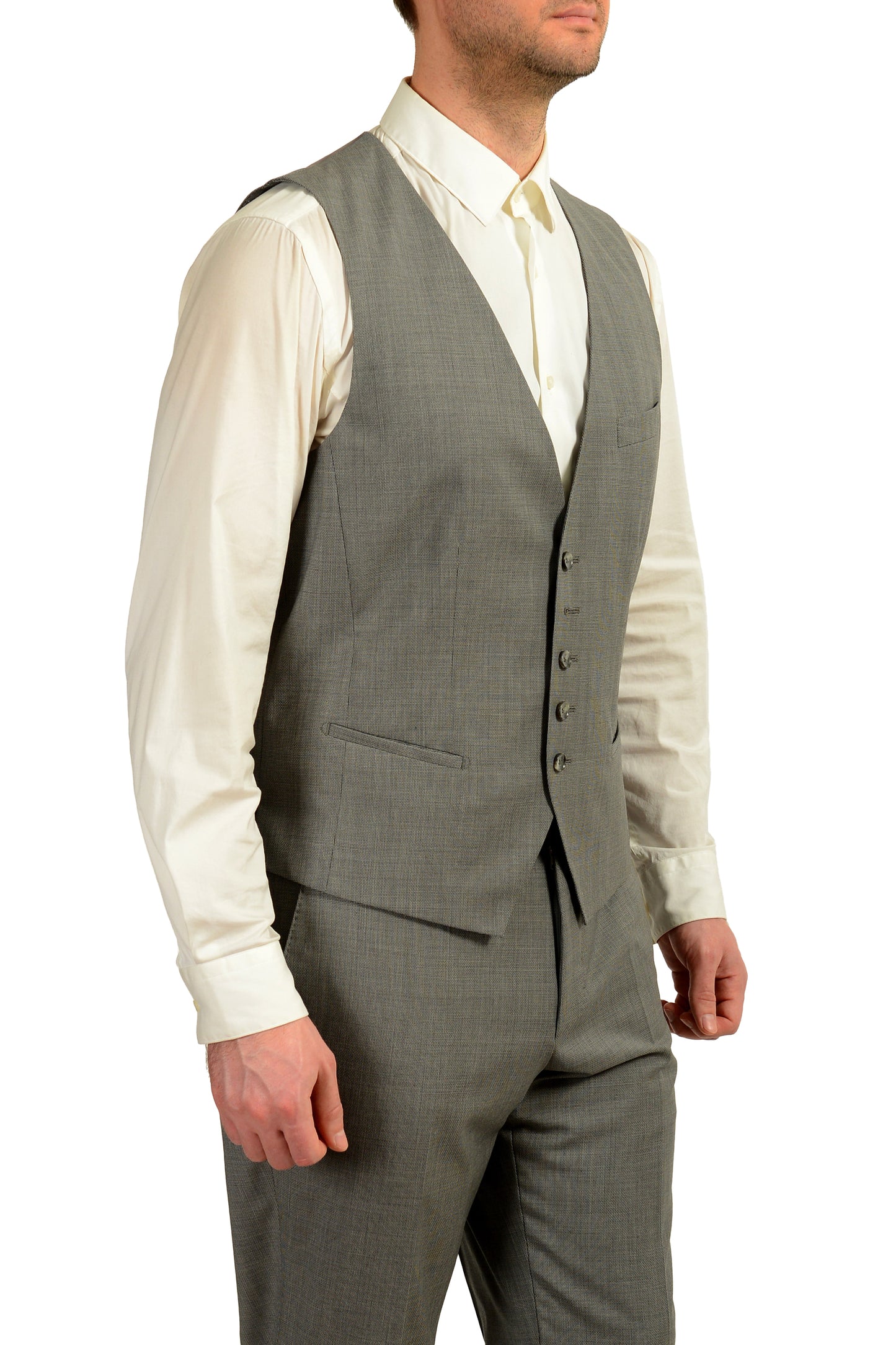 Hugo Boss Men's "T-Harvers4Glover3WE4" Slim 100% Wool 3 Piece Suit US 42L IT 52L