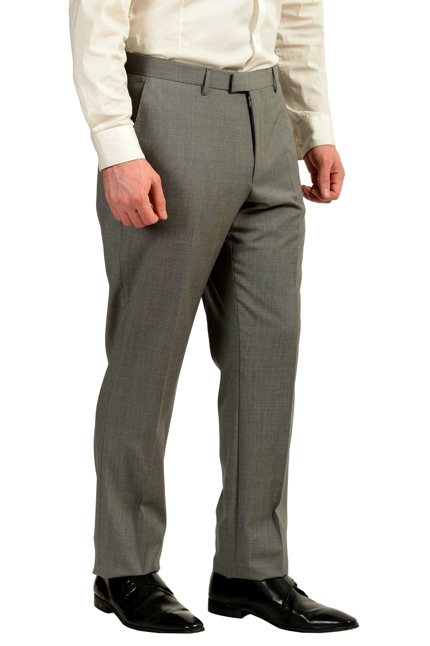 Hugo Boss Men's "T-Harvers4Glover3WE4" Slim 100% Wool 3 Piece Suit US 42L IT 52L