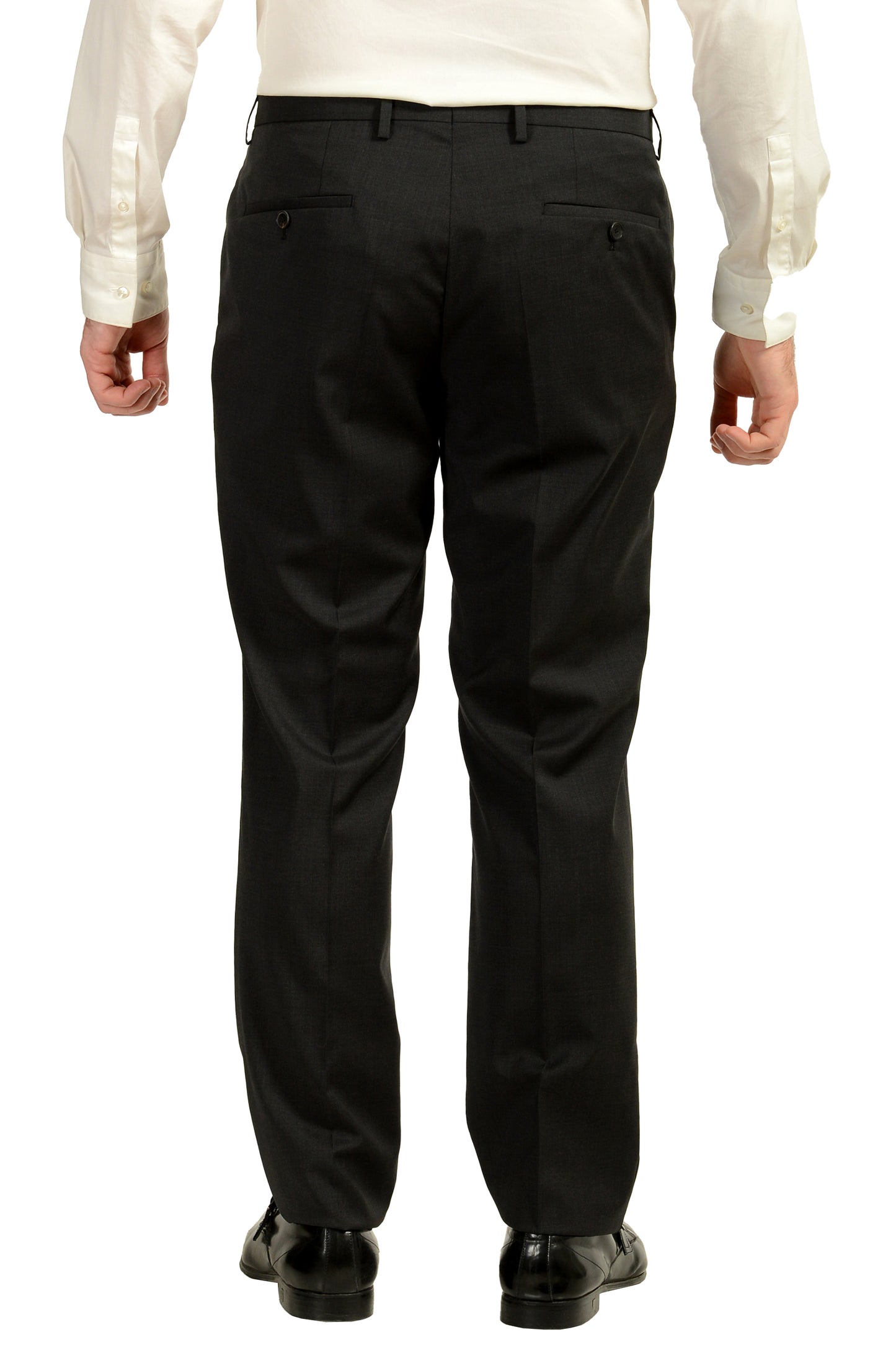 Hugo Boss Men's "Johnstons5/Lenon1" Regular Fit 100% Wool Suit US 40S IT 50S