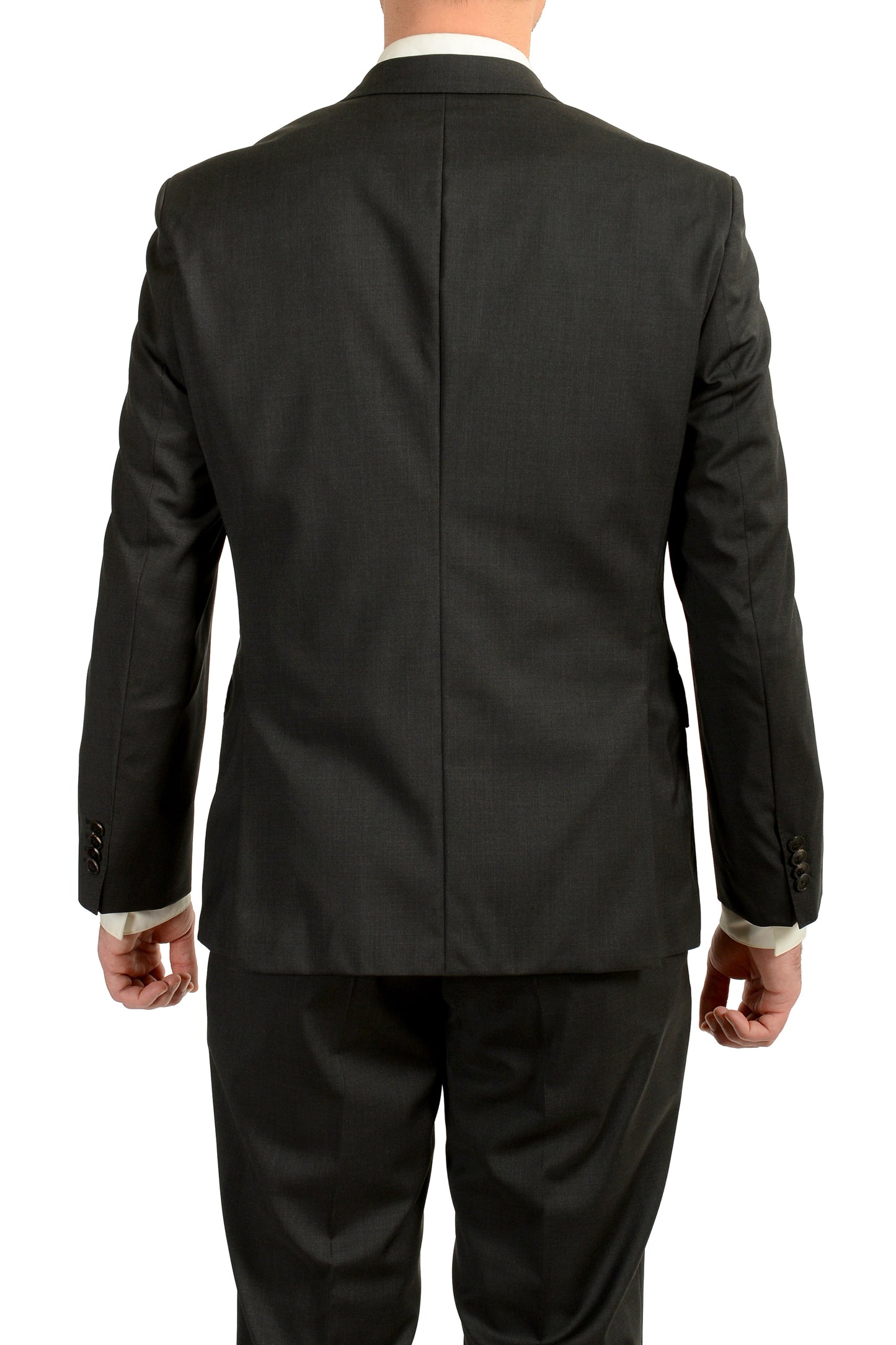 Hugo Boss Men's "Johnstons5/Lenon1" Regular Fit 100% Wool Suit US 40S IT 50S