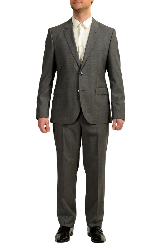 Hugo Boss Men's "Jeffery/Simmons182" Regular Fit 100% Wool Suit US 42R IT 52R