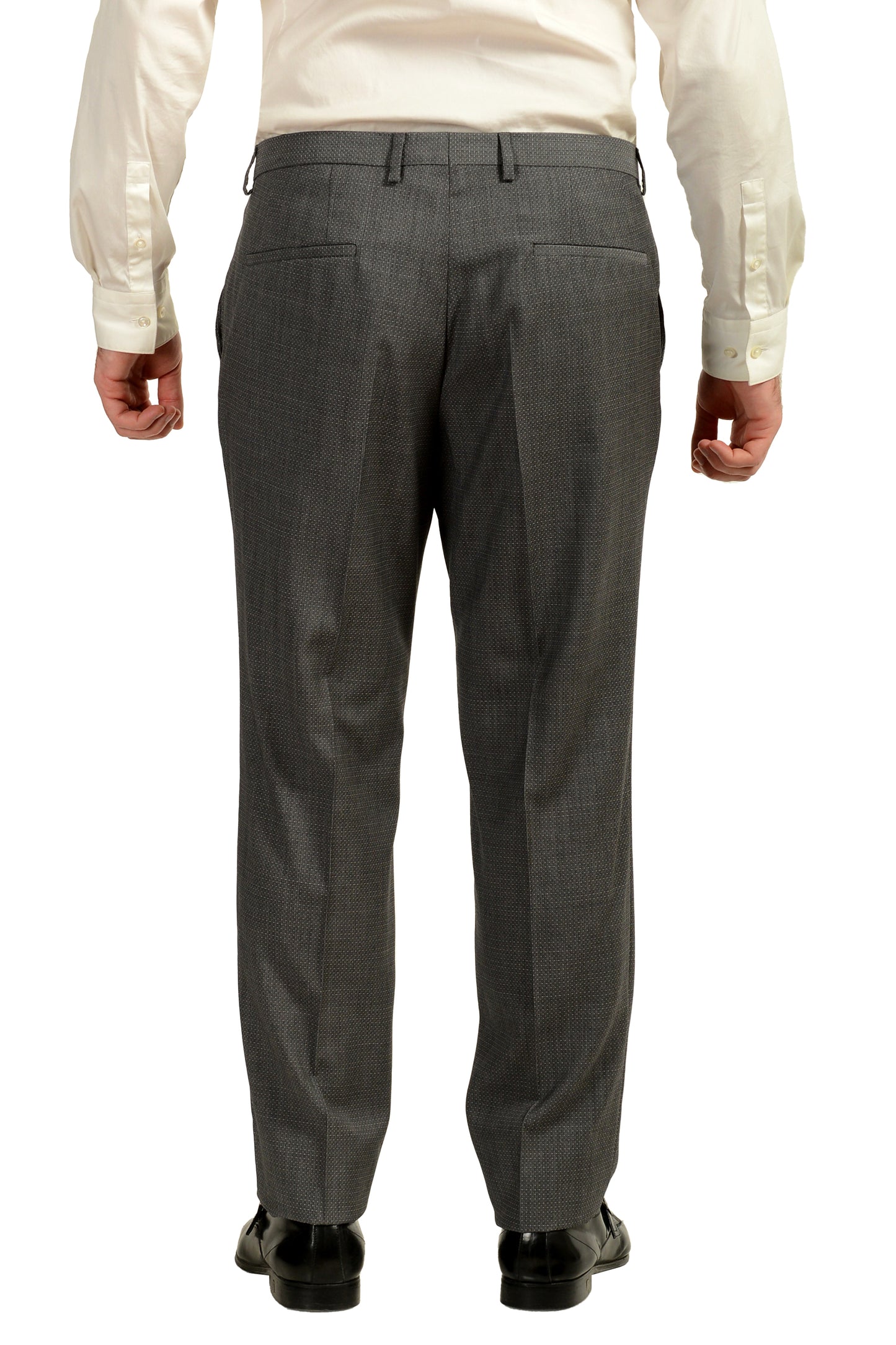 Hugo Boss Men's "Jeffery/Simmons182" Regular Fit 100% Wool Suit US 42R IT 52R