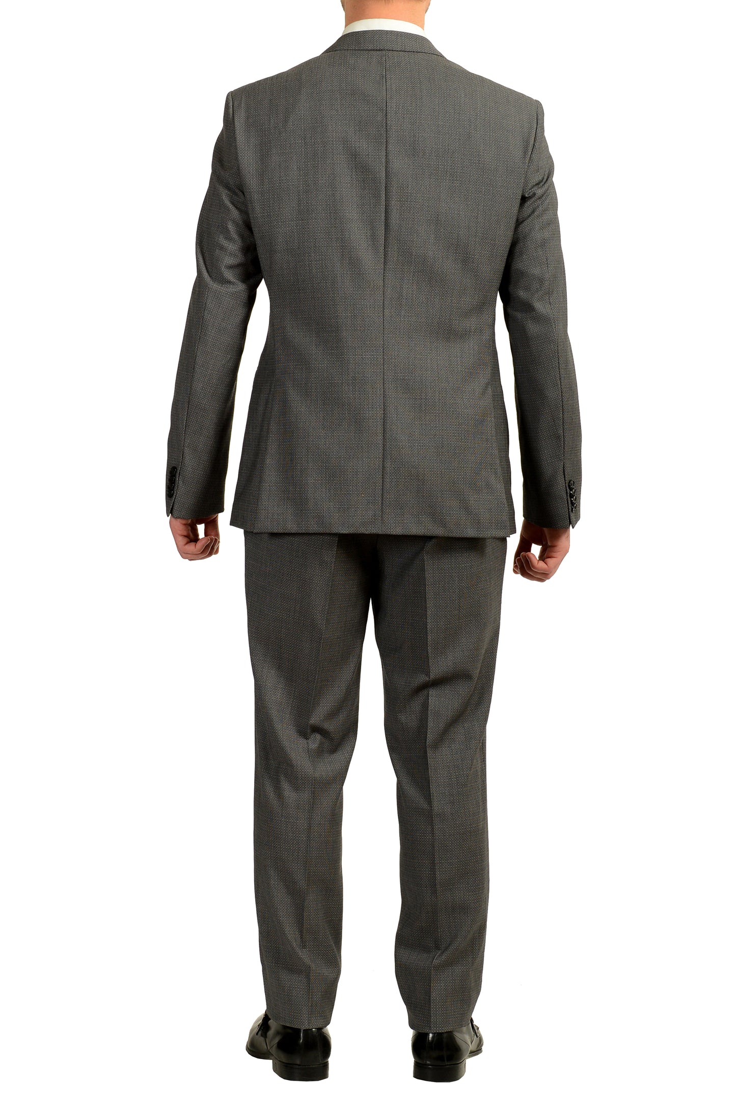 Hugo Boss Men's "Jeffery/Simmons182" Regular Fit 100% Wool Suit US 42R IT 52R