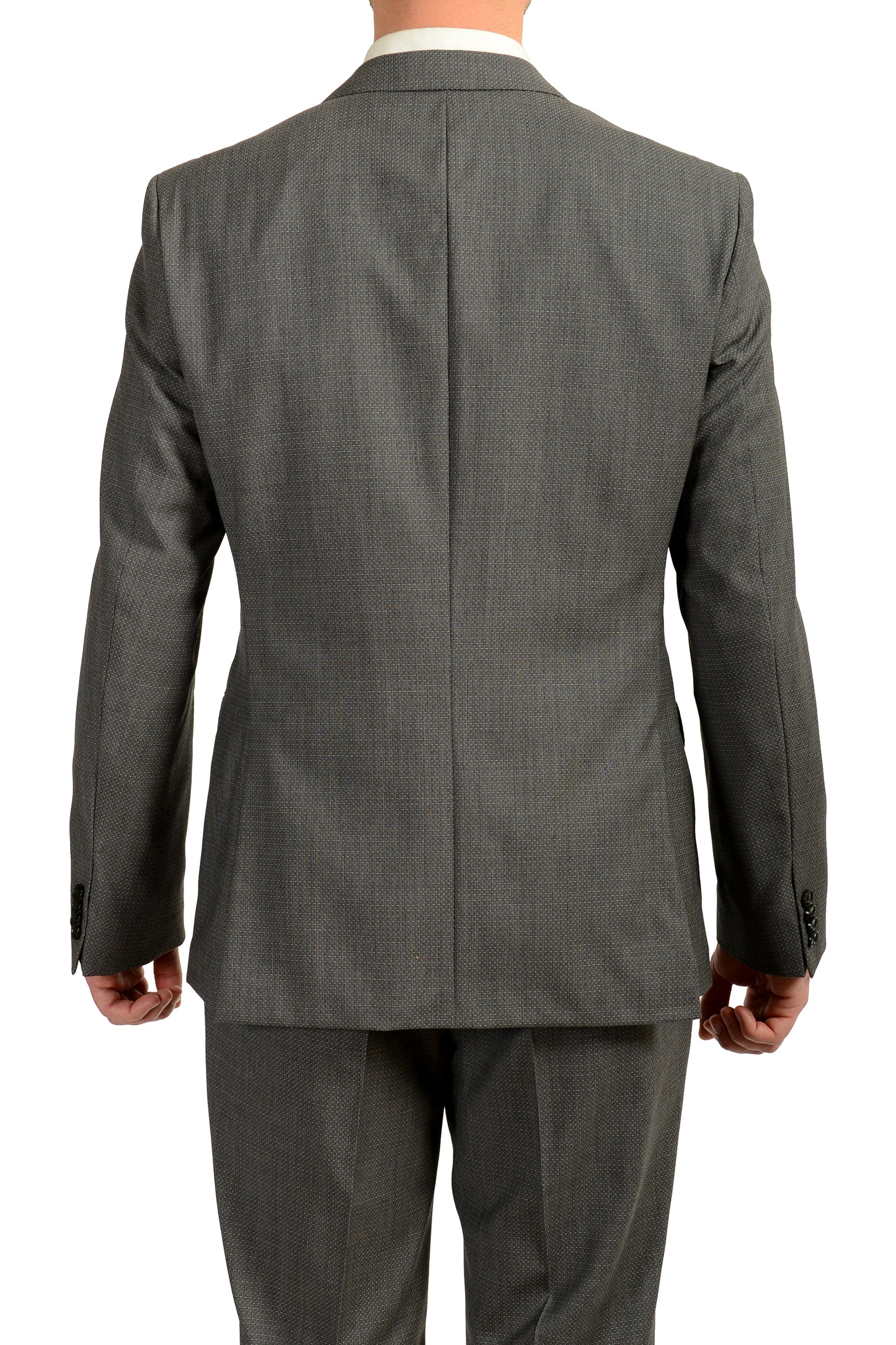 Hugo Boss Men's "Jeffery/Simmons182" Regular Fit 100% Wool Suit US 42R IT 52R