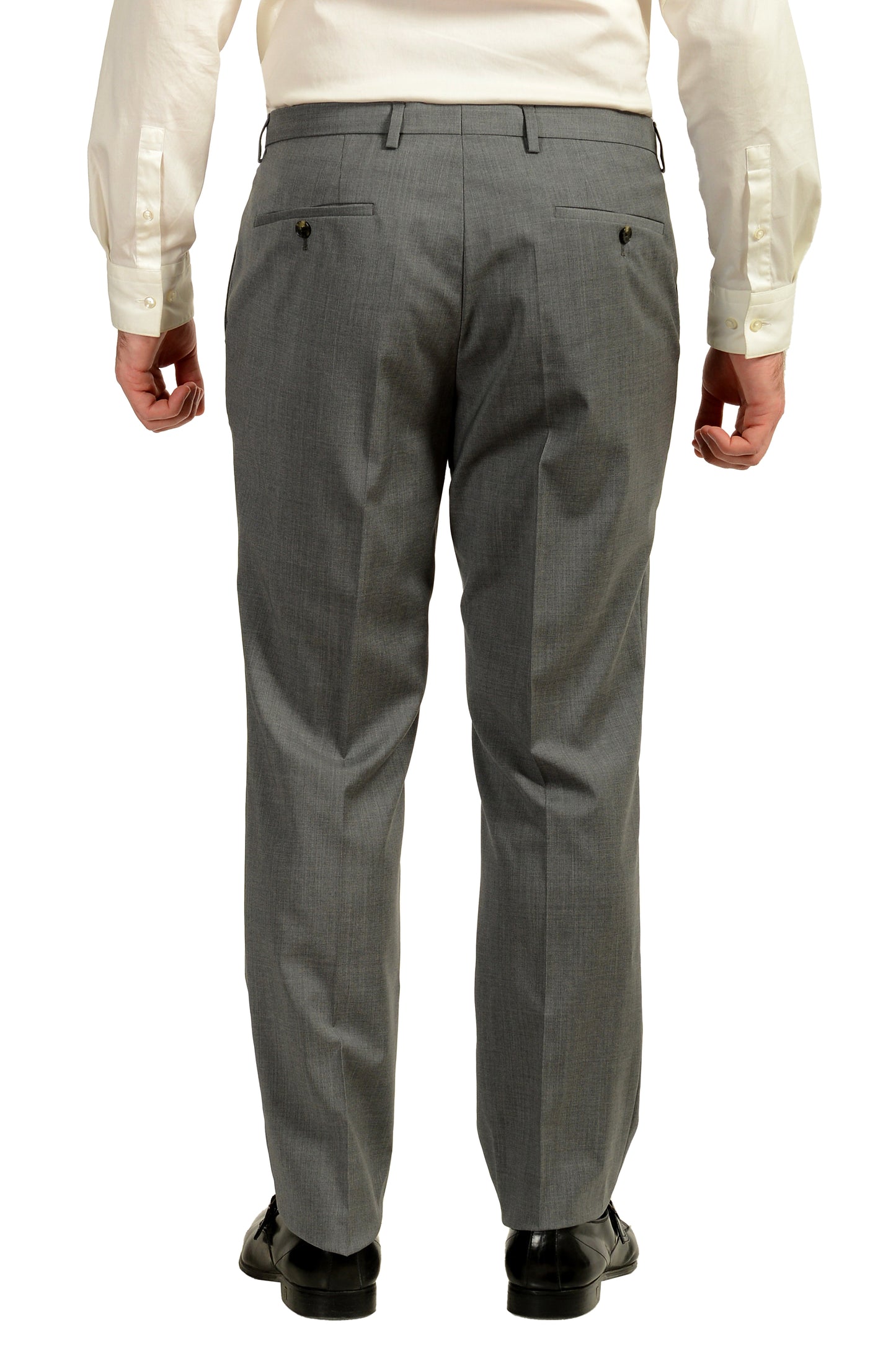 Hugo Boss Men's "Johnstons5/Lenon1" Regular Fit 100% Wool Suit US 42L IT 52L