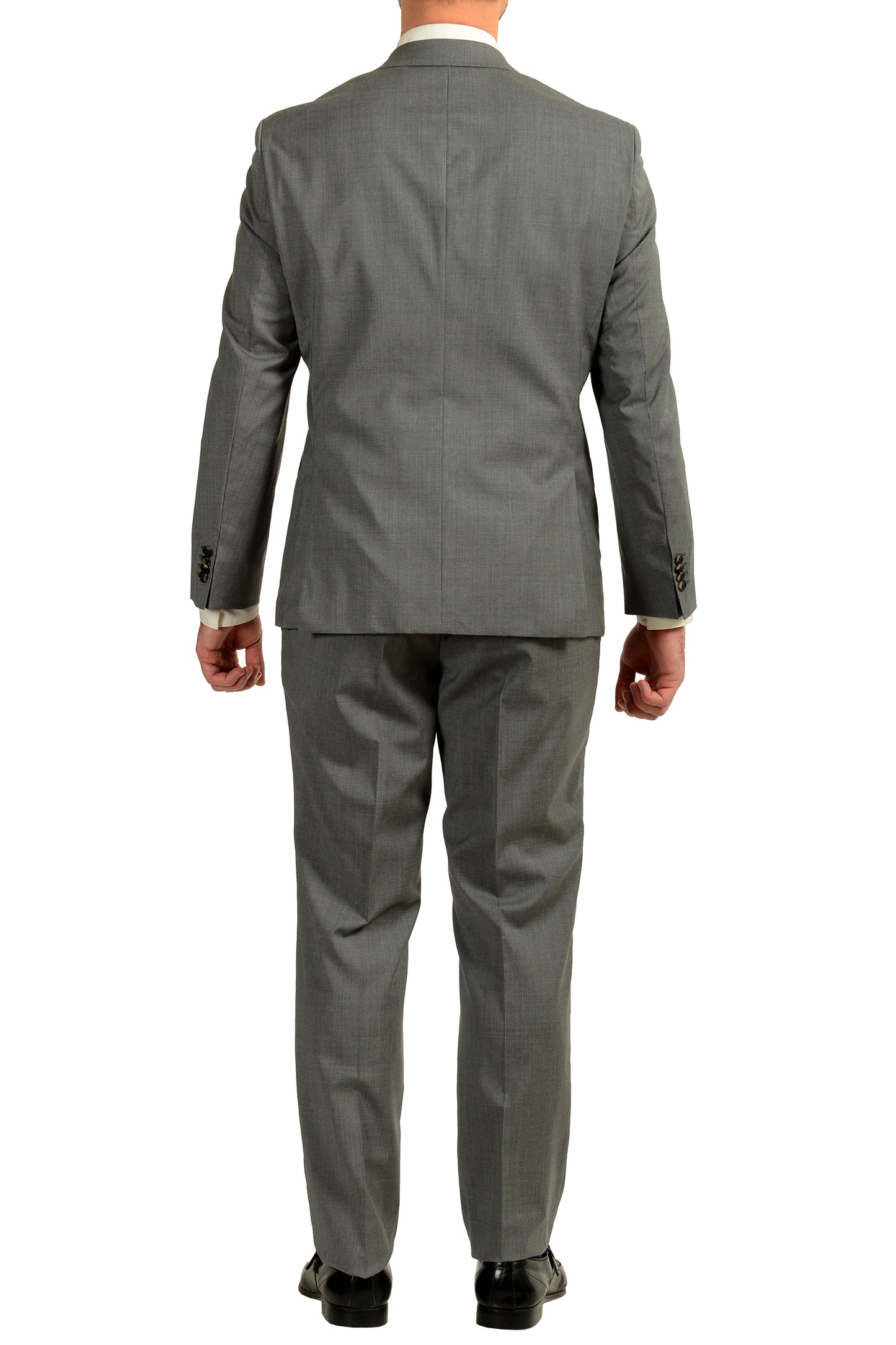 Hugo Boss Men's "Johnstons5/Lenon1" Regular Fit 100% Wool Suit US 42L IT 52L