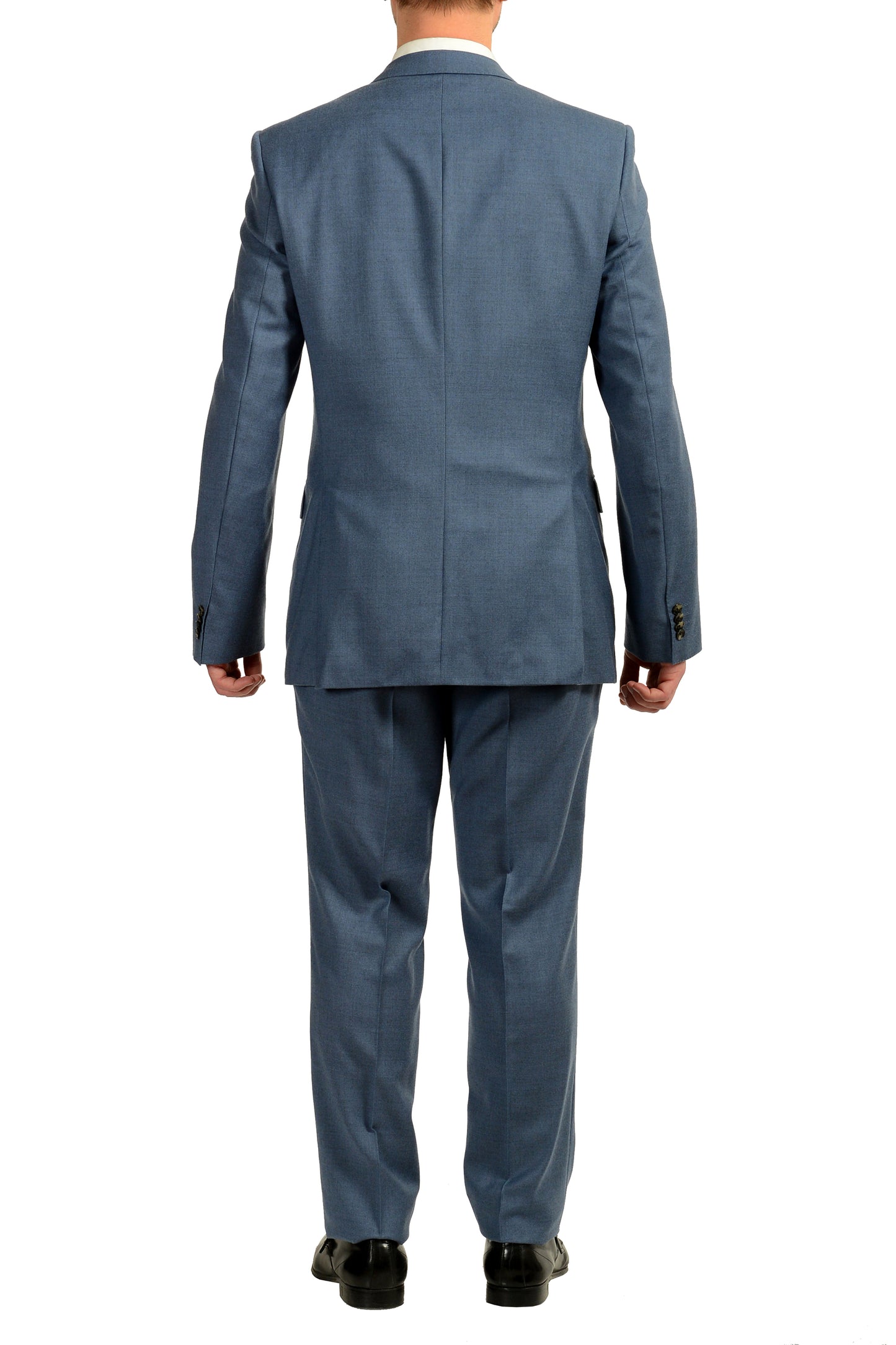 Hugo Boss Men's "Huge6/Genius5" Slim Fit 100% Wool Two Button Suit US 42L IT 52L