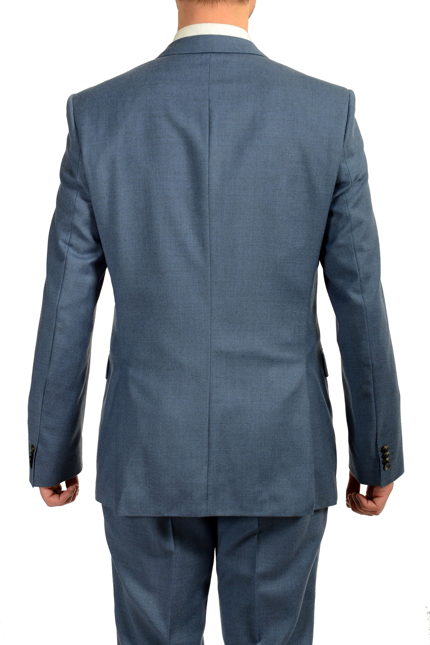 Hugo Boss Men's "Huge6/Genius5" Slim Fit 100% Wool Two Button Suit US 42L IT 52L