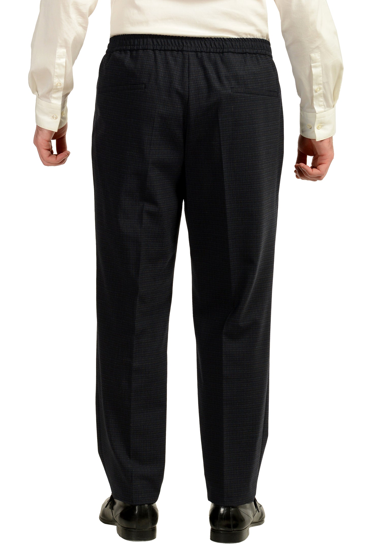 Hugo Boss Men's "Nolin2/Brider" Slim Fit Wool Plaid Suit US 46R IT 56R