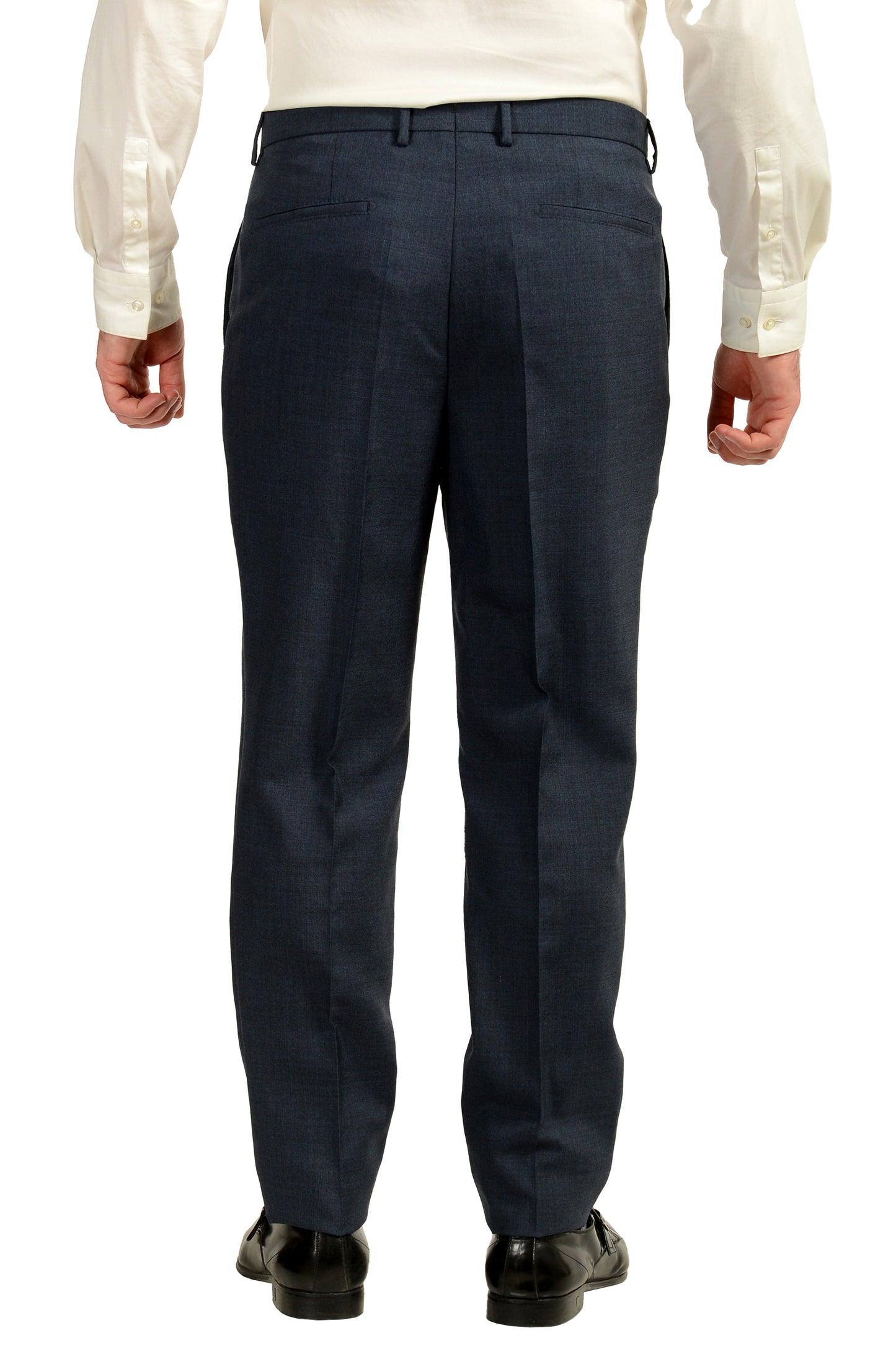 Hugo Boss Men's "T-Novem/Brite" Blue Mohair Wool Two Button Suit US 42R IT 52R