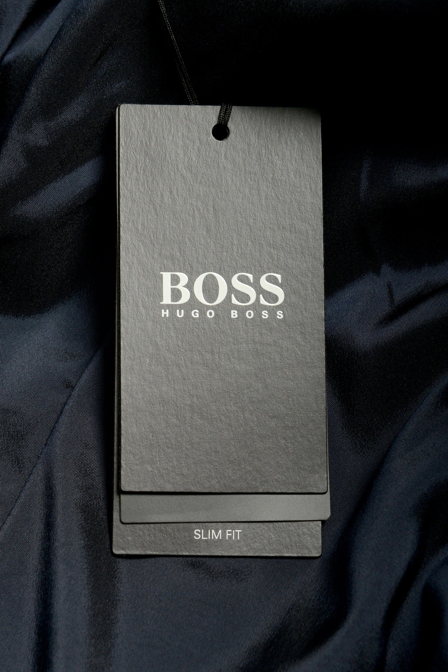 Hugo Boss Men's "Huge6/Genius5" Slim Fit 100% Wool Plaid Blue Suit US 44R IT 54R