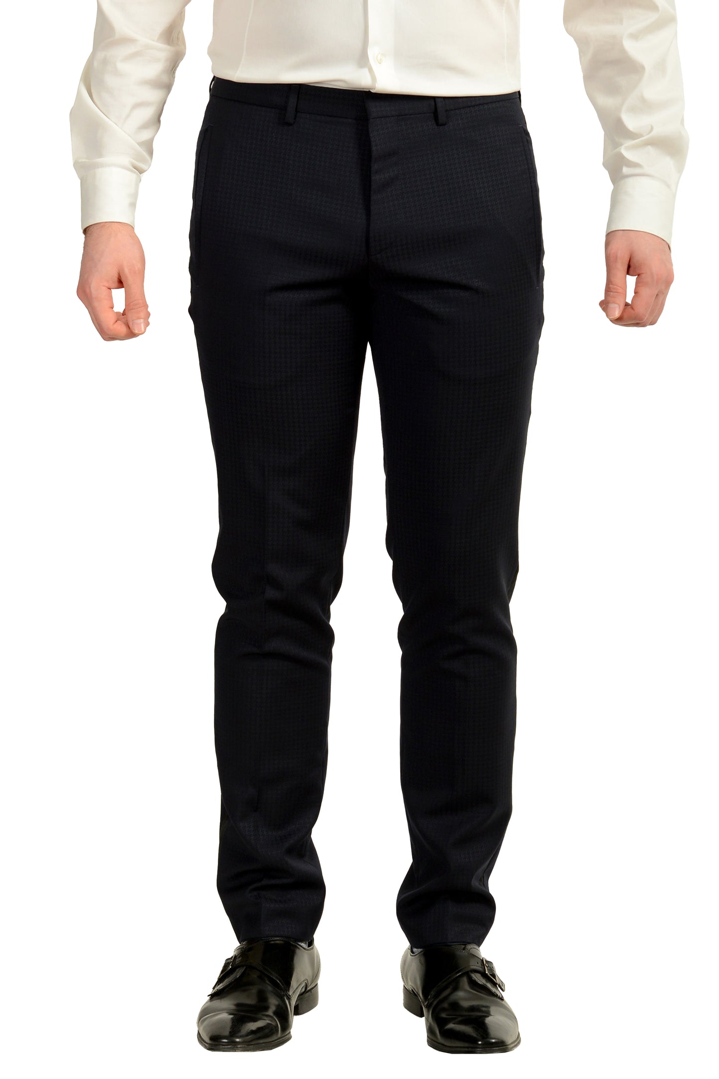 Hugo Boss Men's Arti/Hesten201W1 Extra Slim 100% Wool Tuxedo Suit US 38R IT 48R