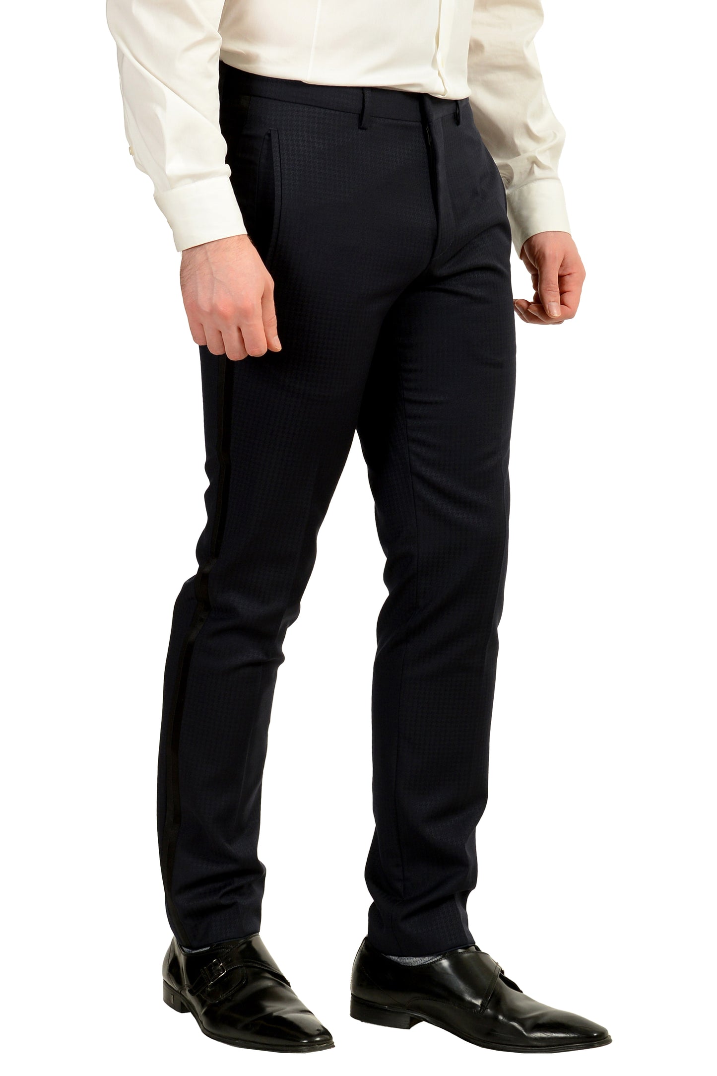 Hugo Boss Men's Arti/Hesten201W1 Extra Slim 100% Wool Tuxedo Suit US 38R IT 48R