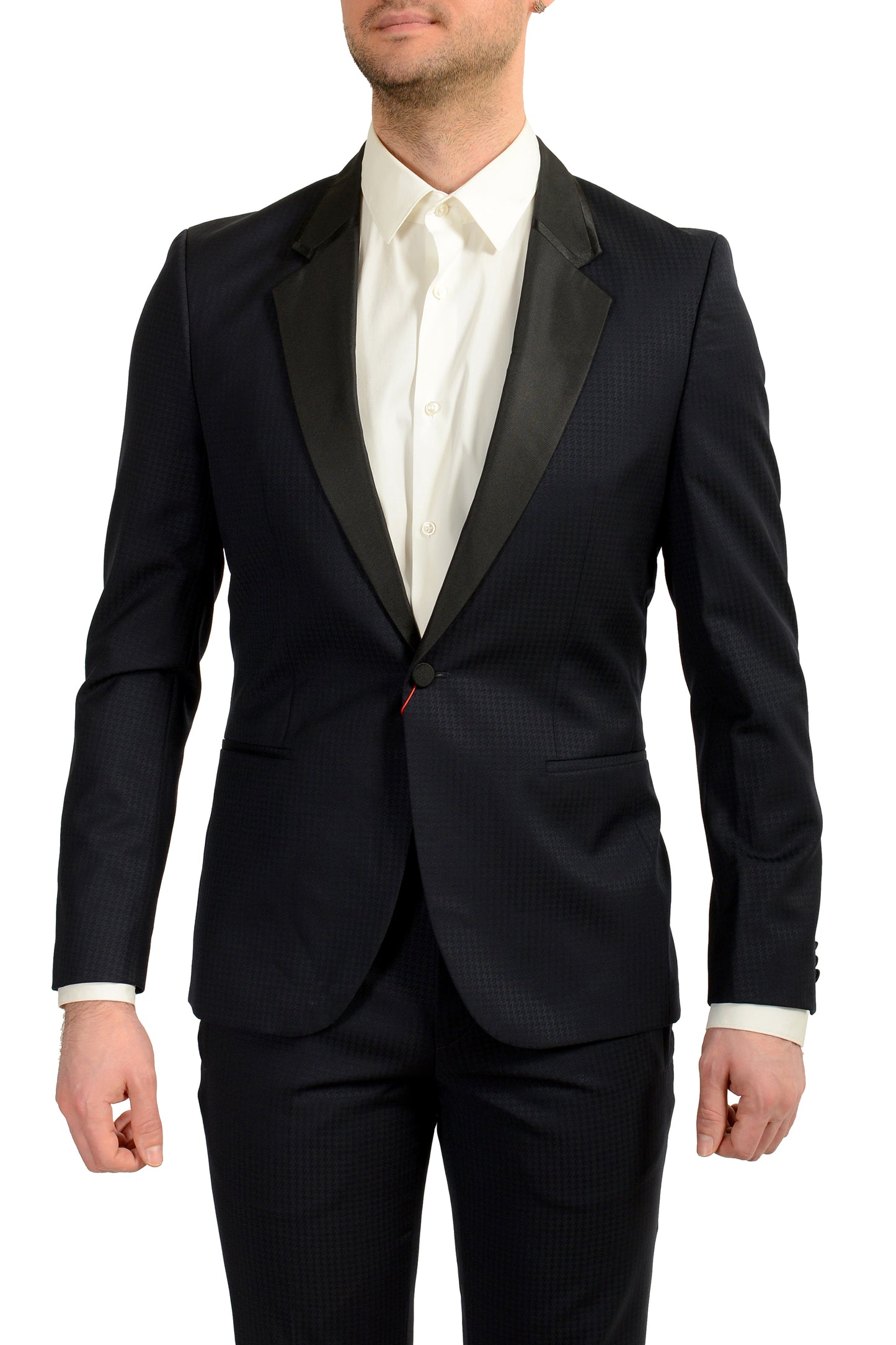 Hugo Boss Men's Arti/Hesten201W1 Extra Slim 100% Wool Tuxedo Suit US 38R IT 48R